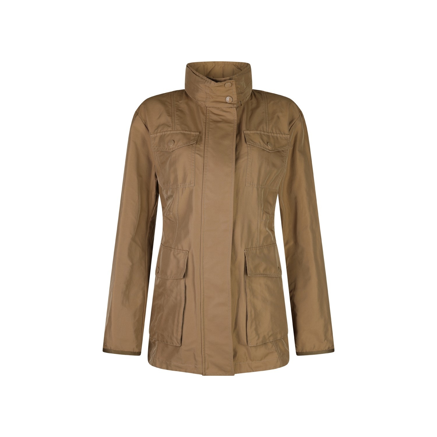 BEIGE COTTON CASUAL JACKET - 1