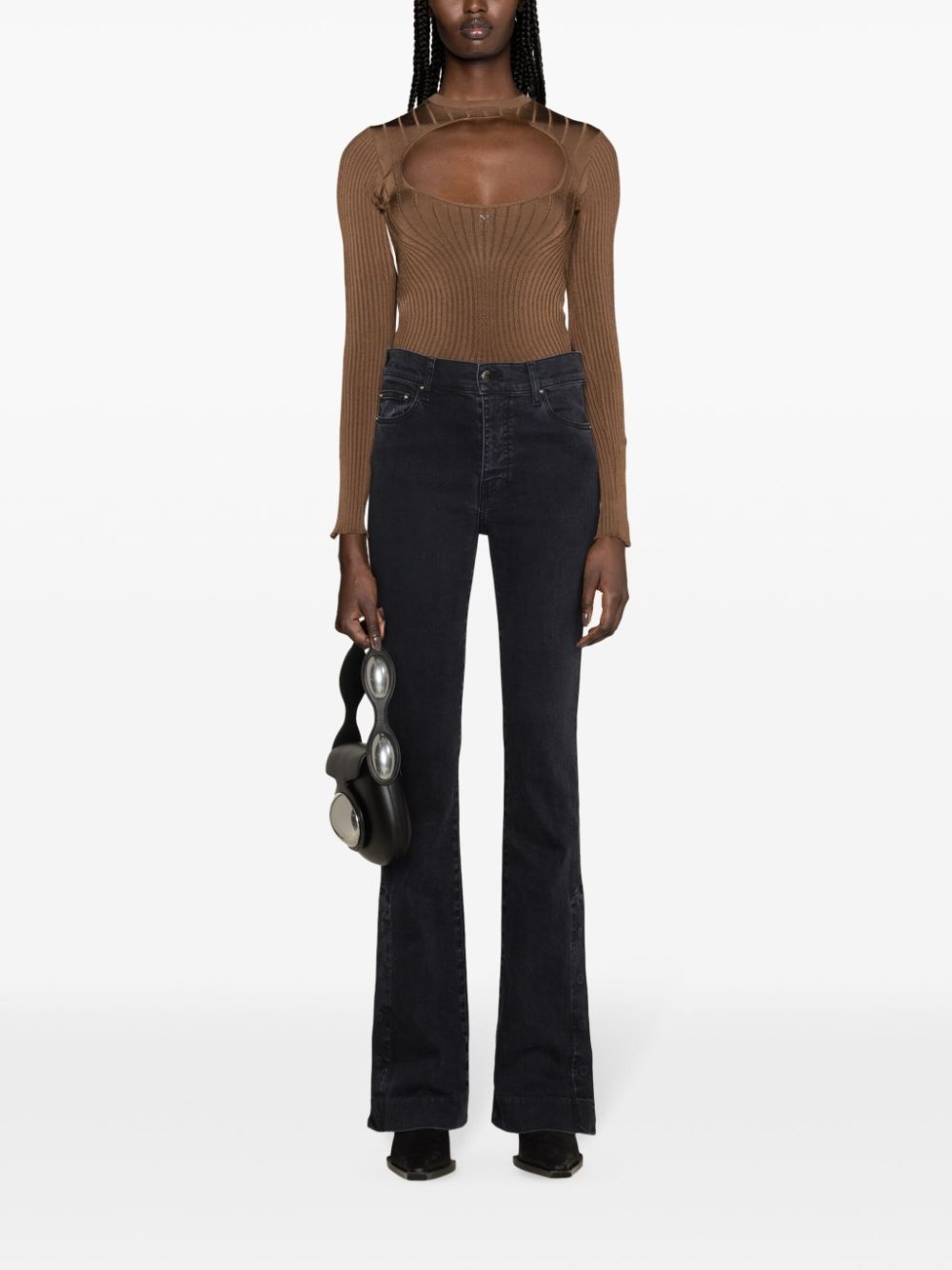 Kick high-rise flared jeans - 2