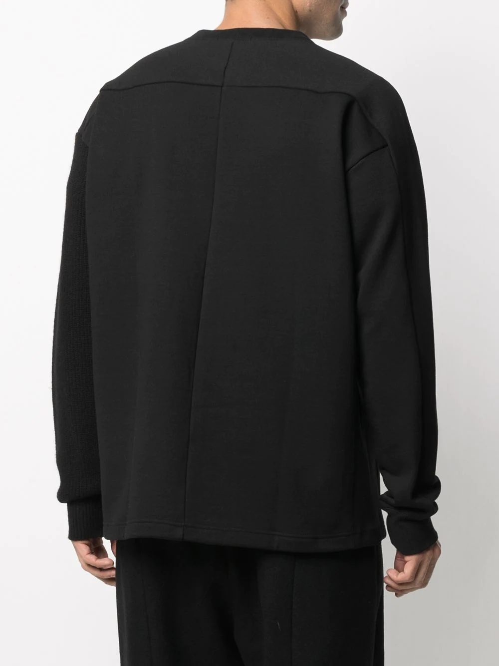 zip-up panelled sweatshirt - 4