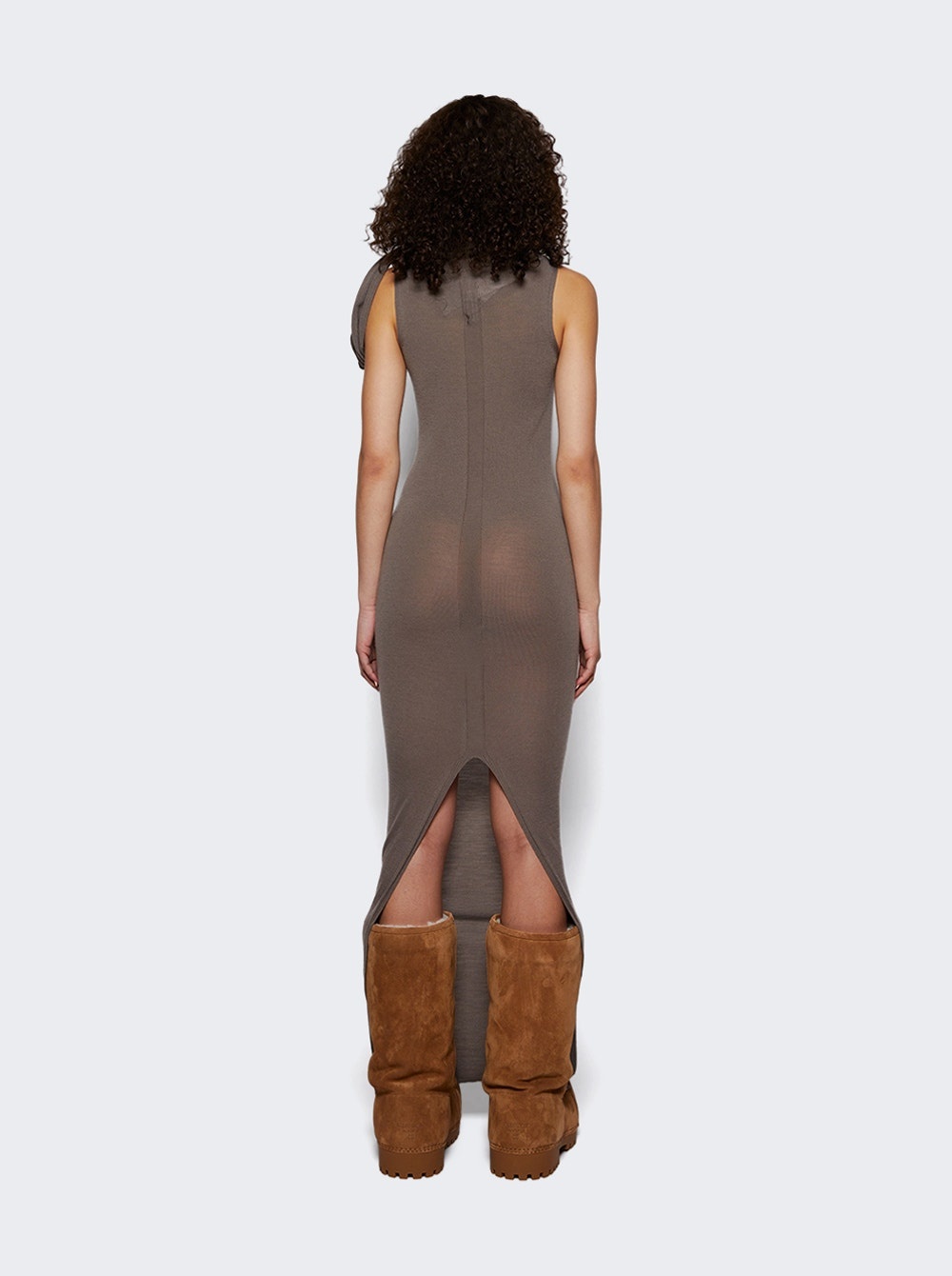Banded T Dress Dust - 3