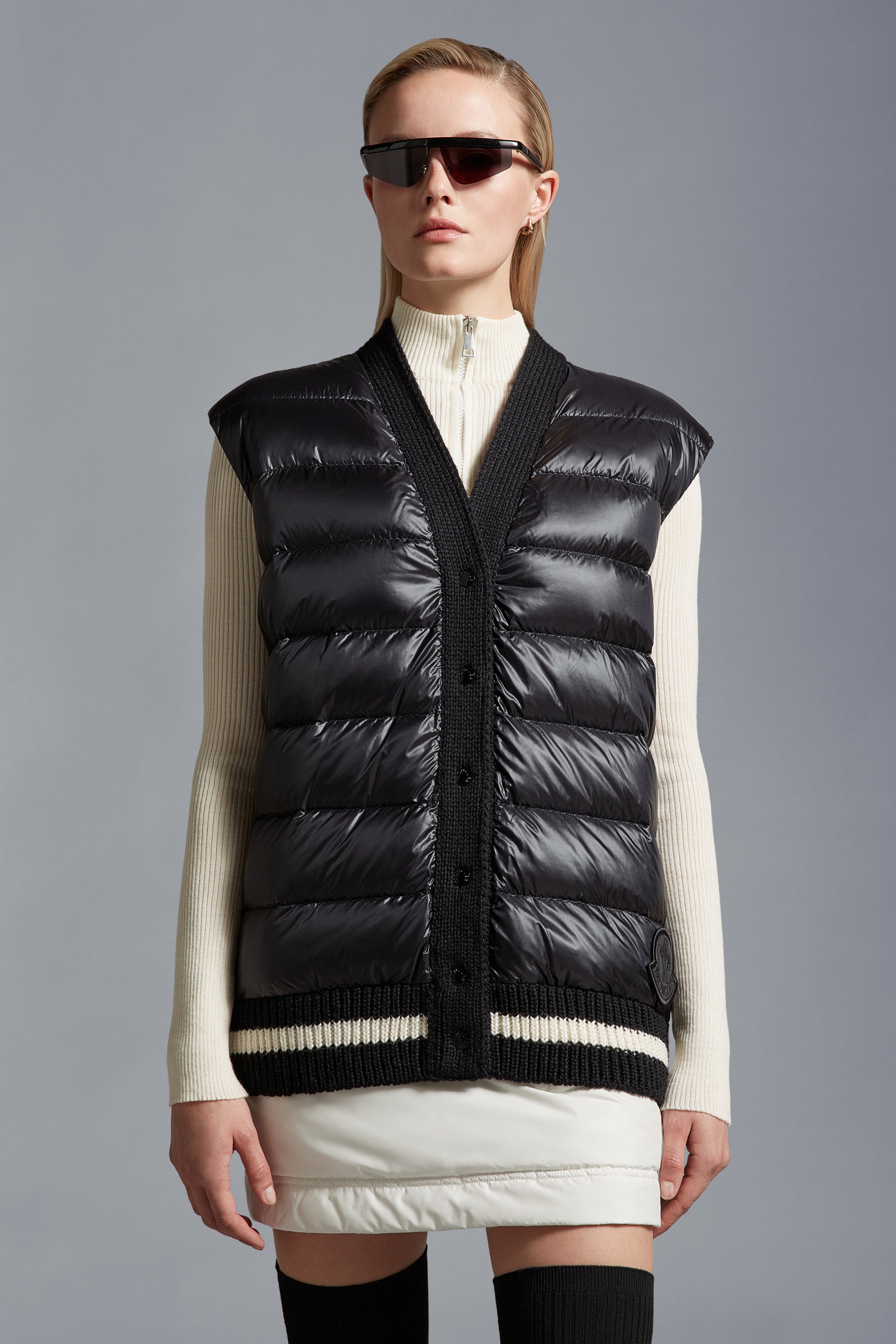 Padded Wool Vest - 2