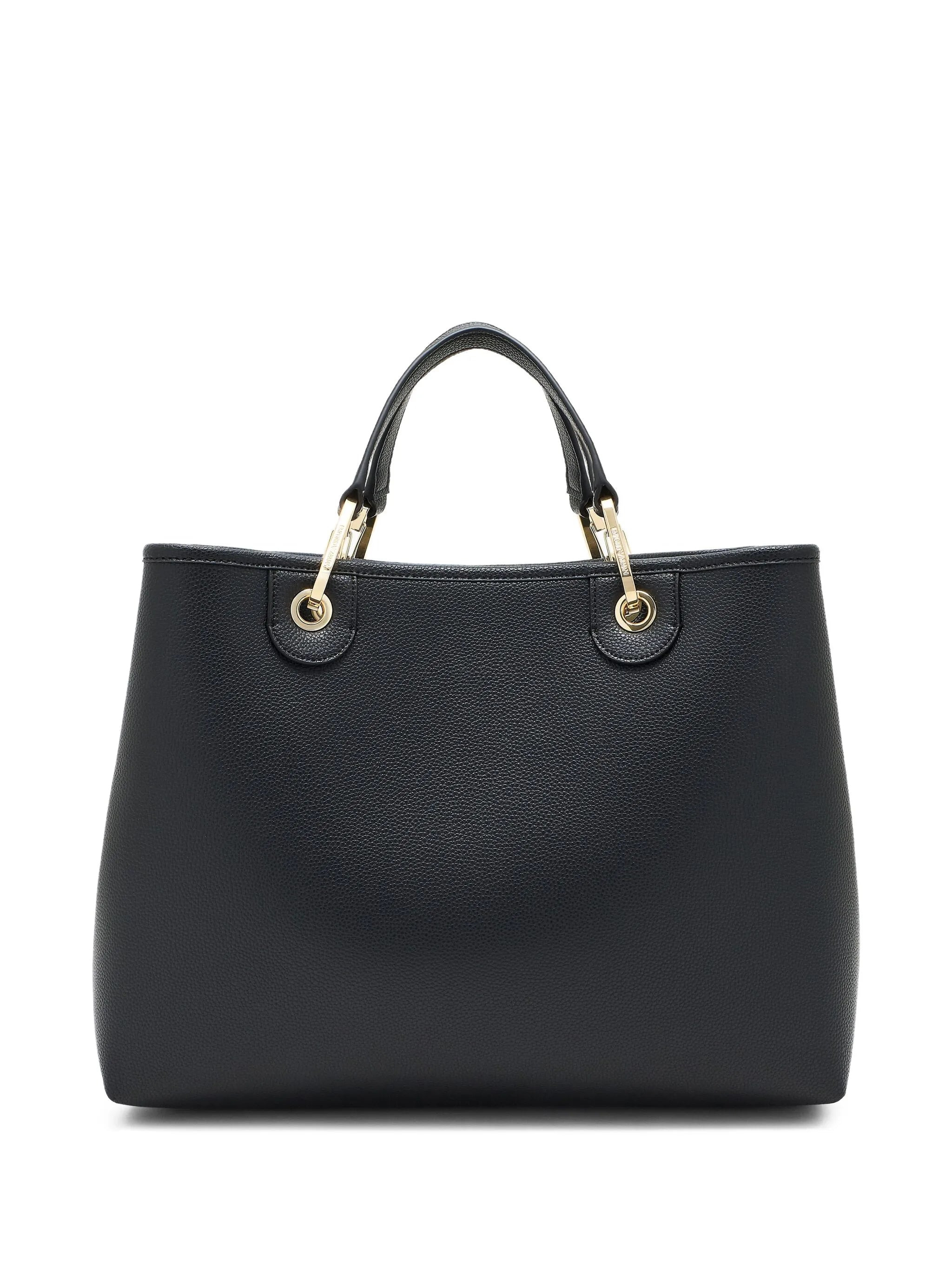 Emporio Armani Medium Grain-leather Tote Bag - 4