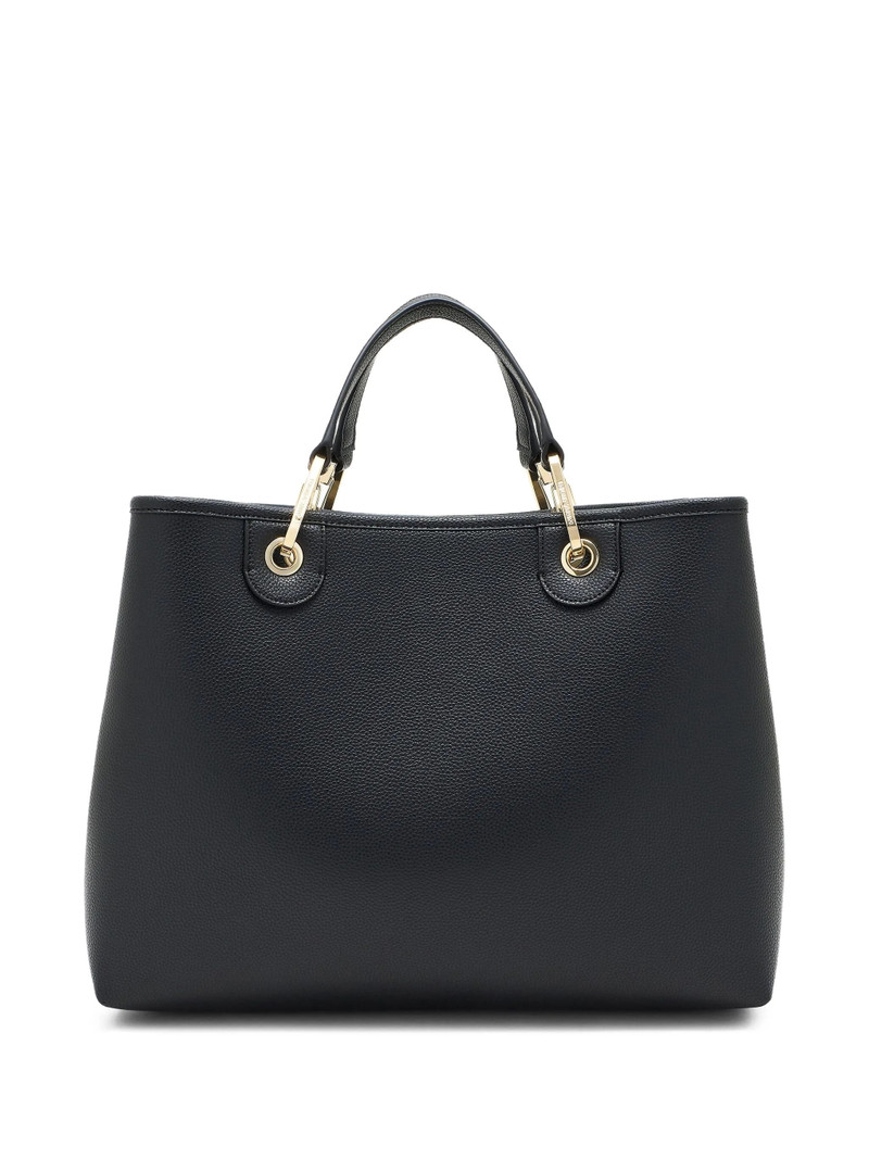 Emporio Armani Medium Grain-leather Tote Bag 4
