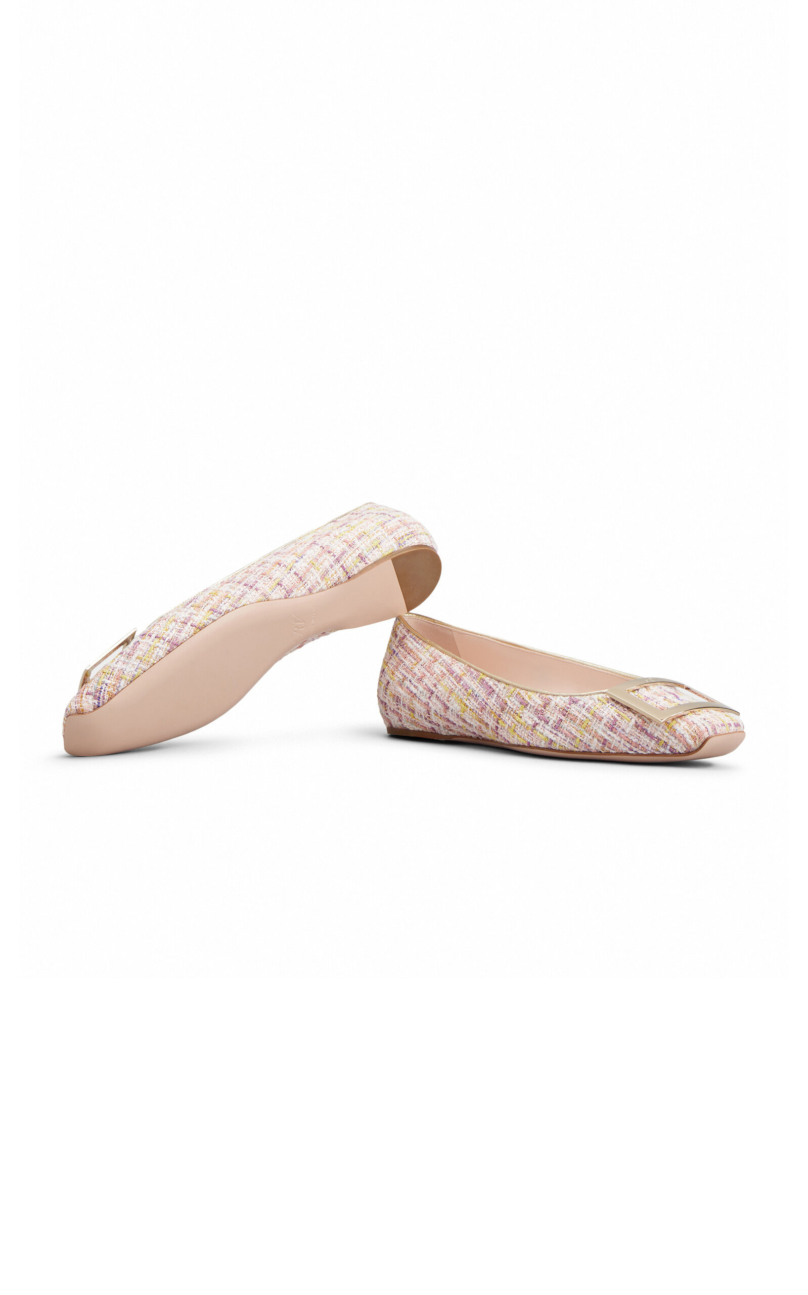 Gommettine Tweed Piping Flats pink - 6