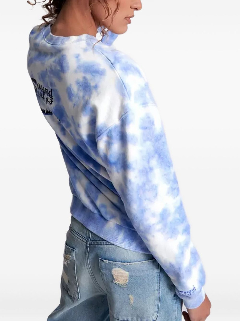 tie-dye round-neck sweatshirt 5
