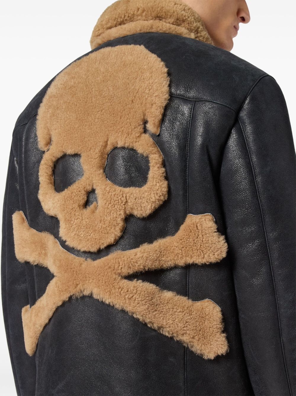 skull-embroidered jacket - 5