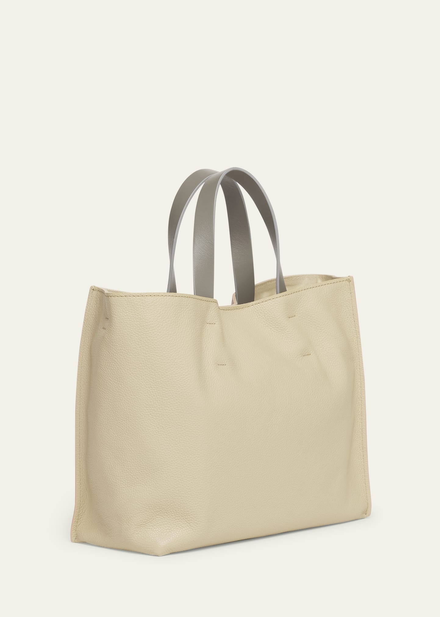 Museo Small East-West Colorblock Leather Tote Bag - 3