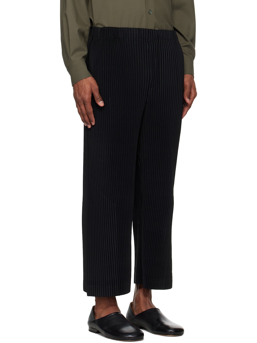 Black Monthly Color April Trousers - 2