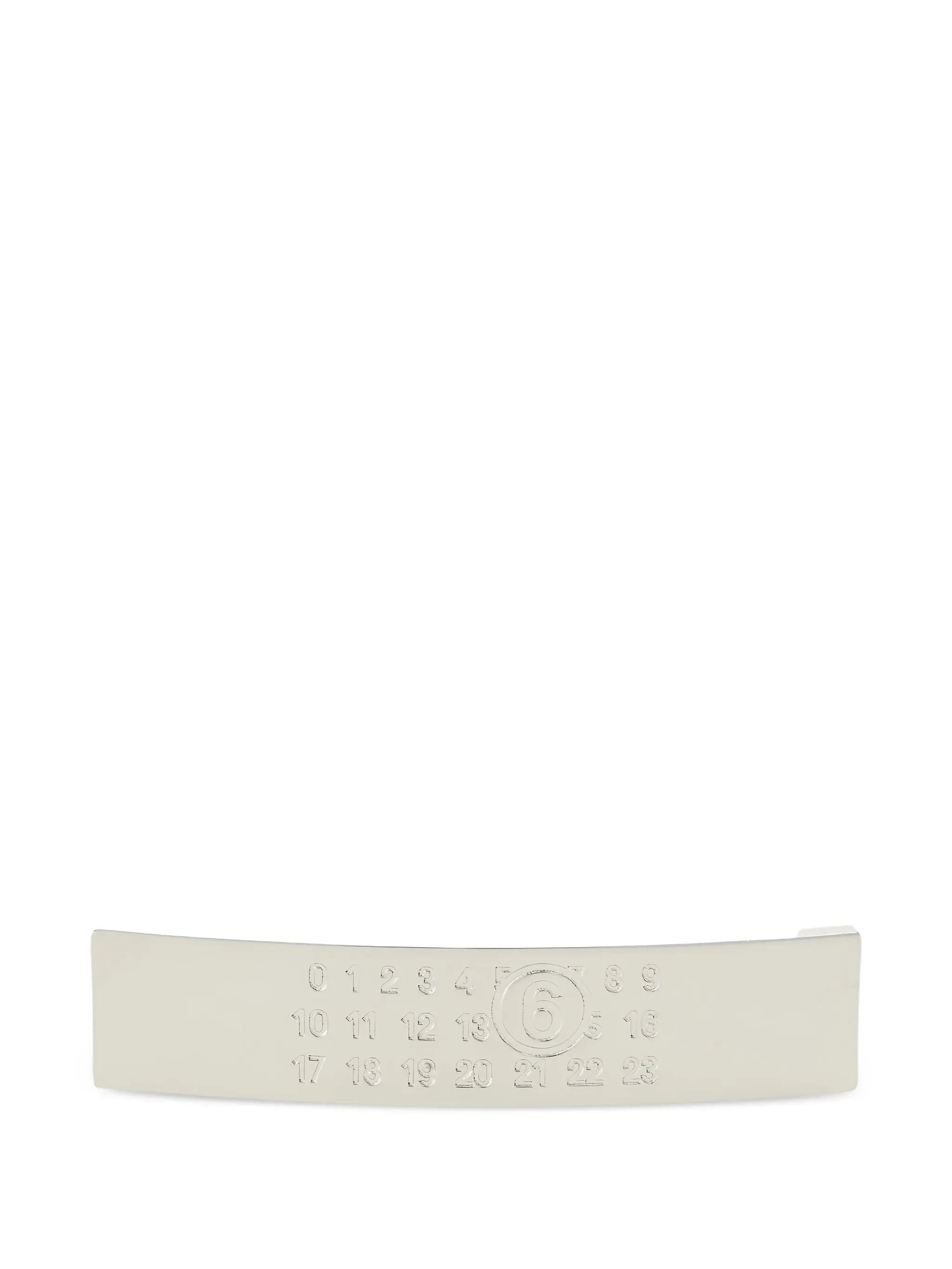 Mm6 Maison Margiela Logo-engraved Hair Clip - 1