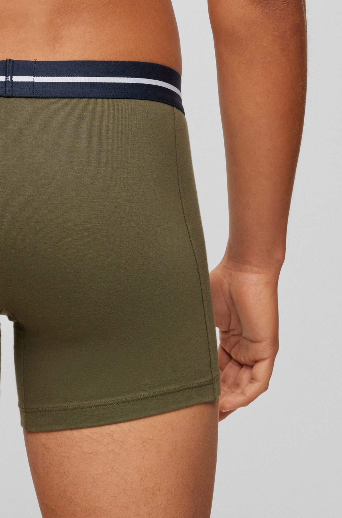 THREE-PACK OF STRETCH-COTTON BOXER BRIEFS - 5