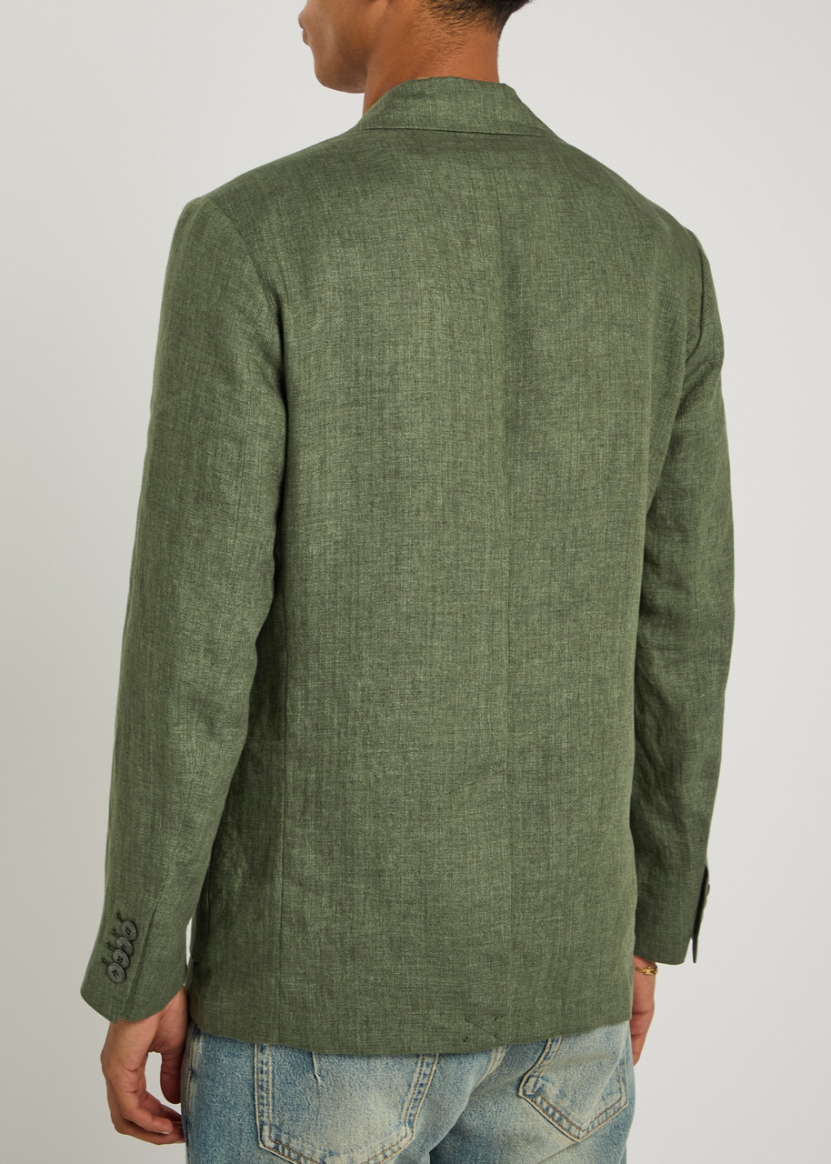 Sunspel Linen Blazer - 2