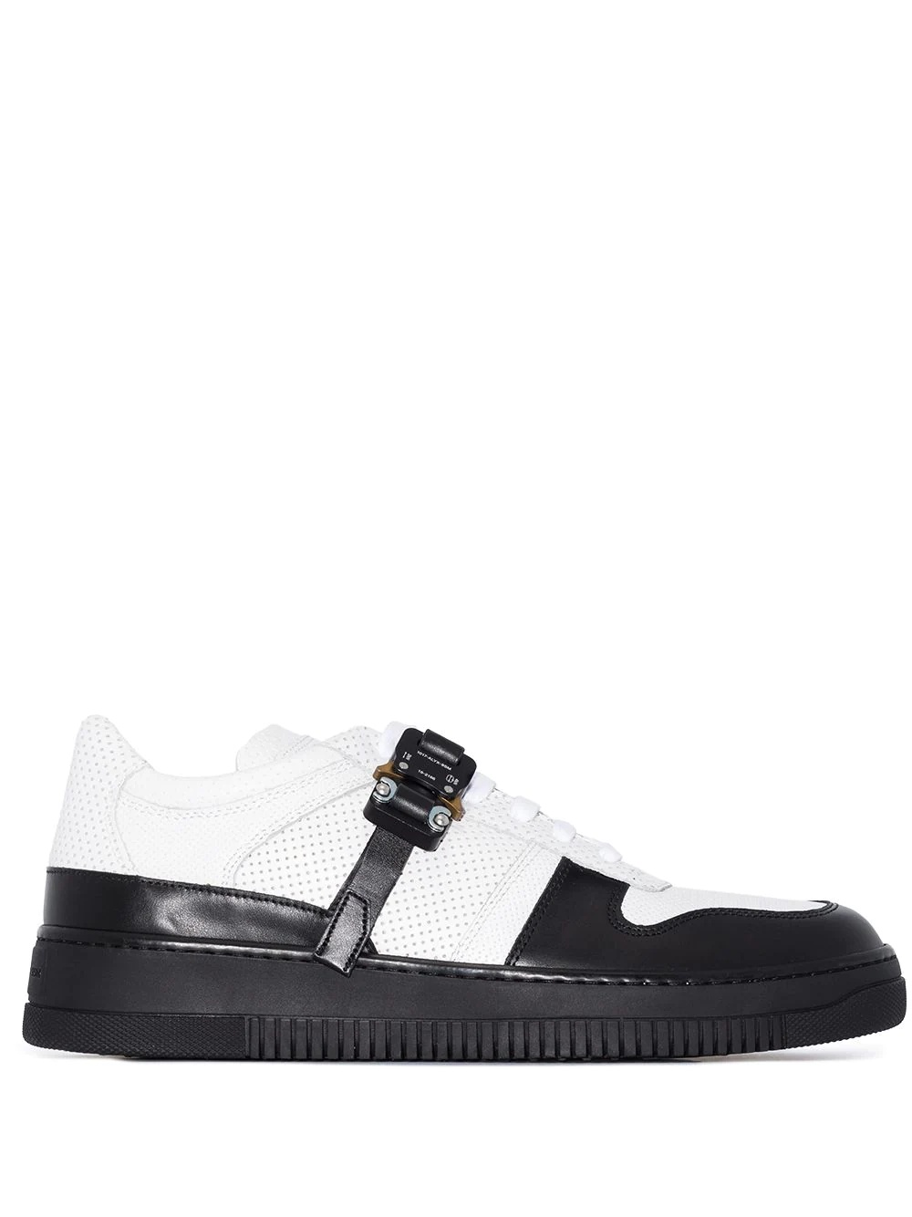 buckle-fastening low-top sneakers - 1