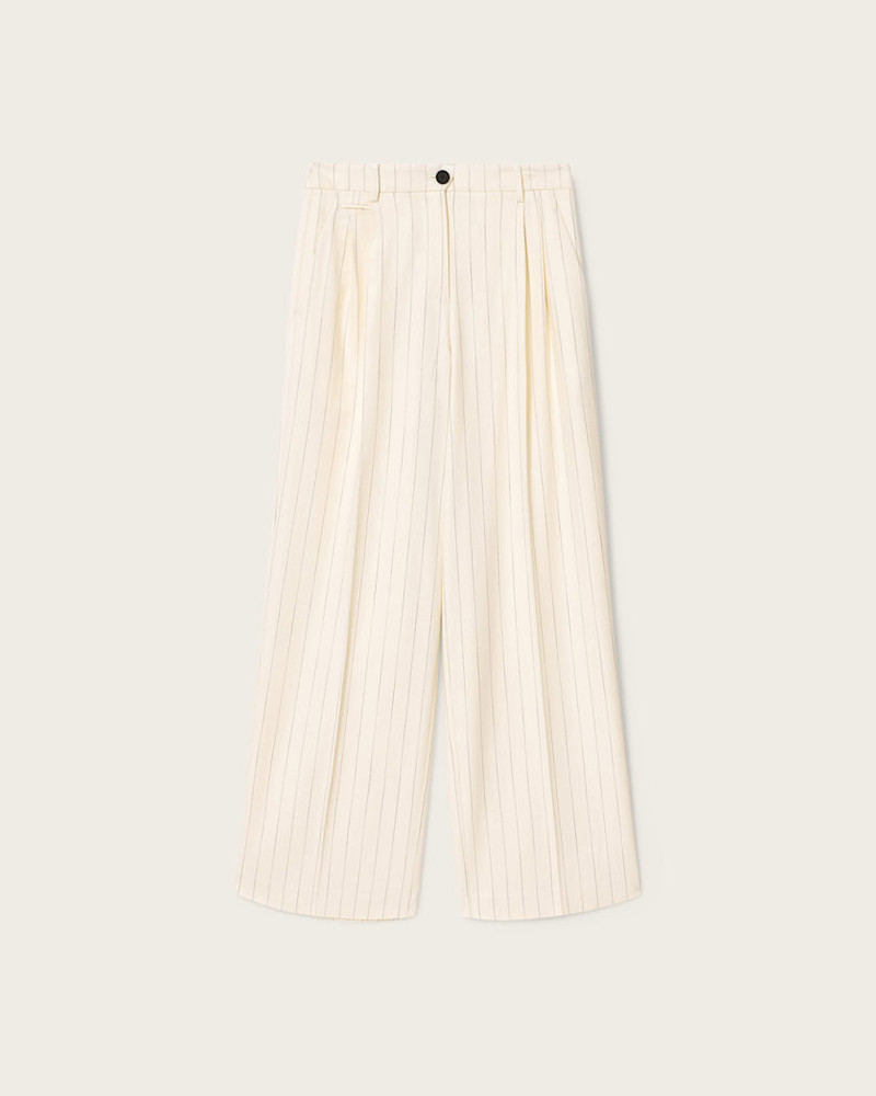 OLGA WIDE LEG PLEATED PANTS 1