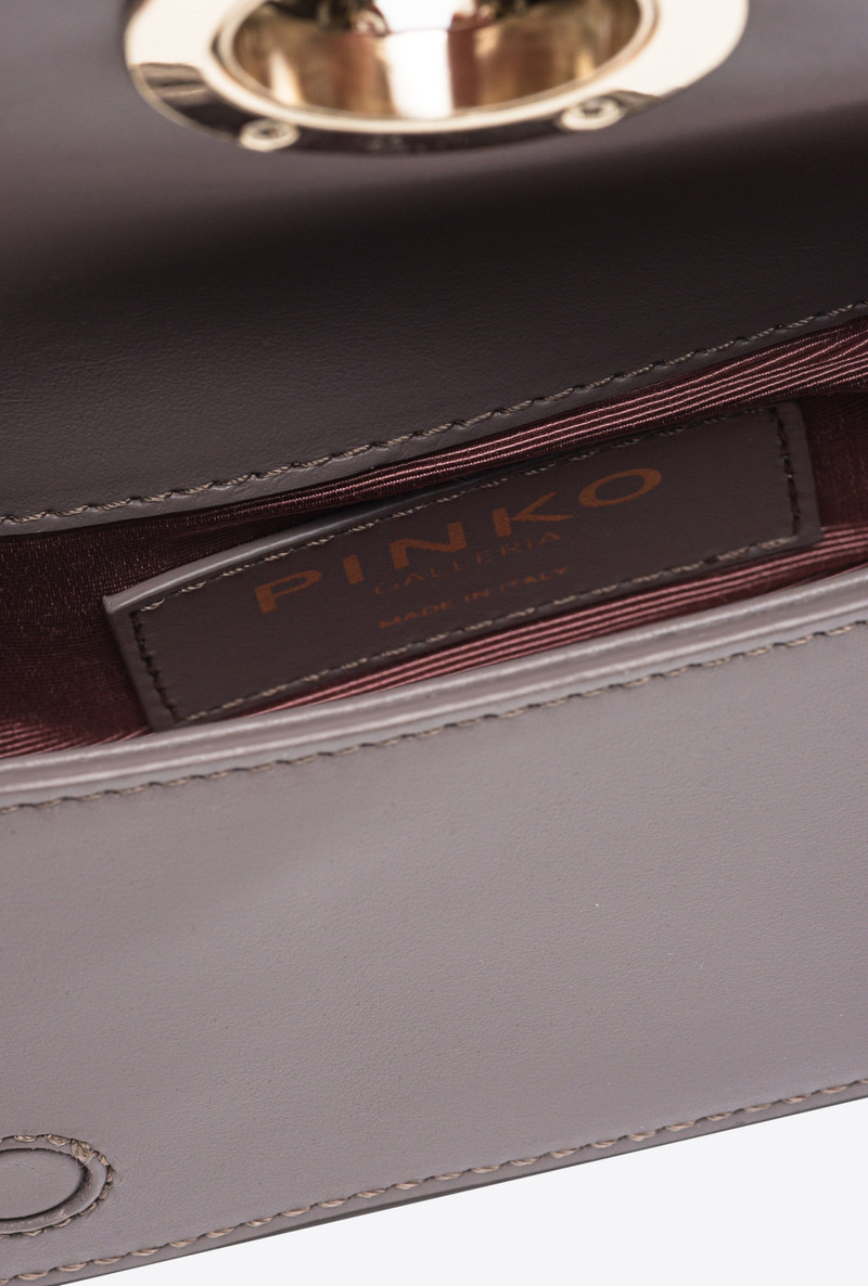 PINKO GALLERIA FULL-RHINESTONE MICRO LOVE BAG CLICK 6