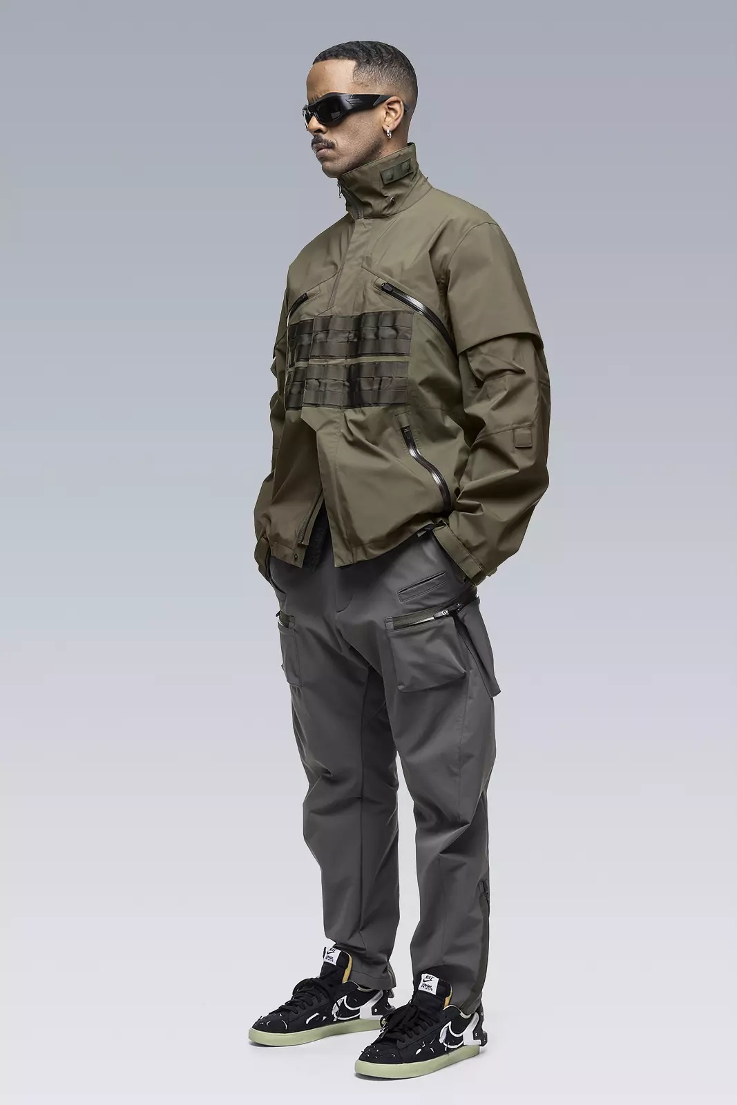 P41-DS schoeller® Dryskin™ Articulated Cargo Trouser Gray - 4