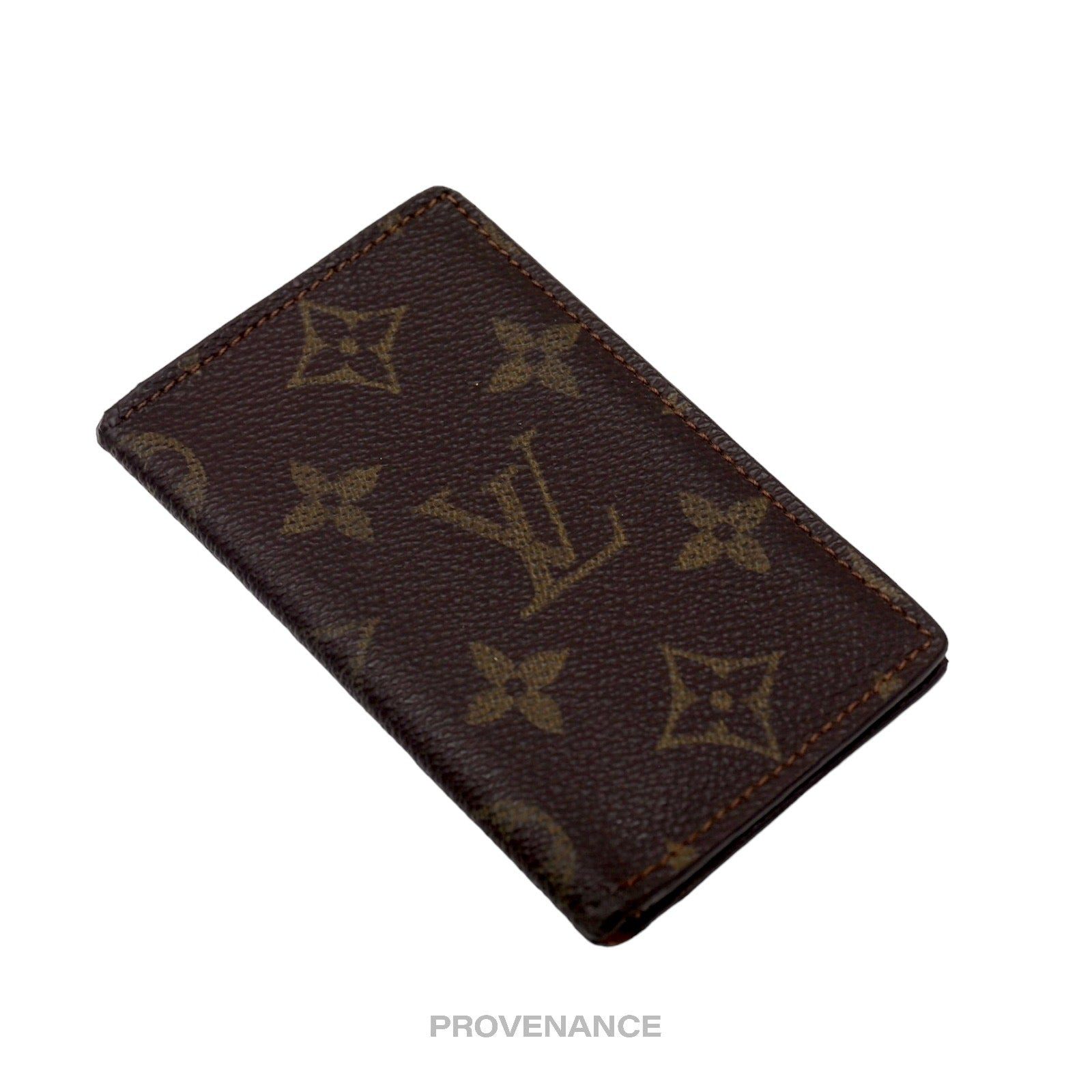 Louis Vuitton Pocket Organizer Card Wallet - Monogram Small "f" - 5