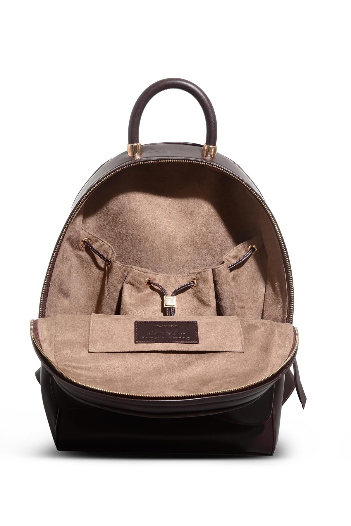 Billie Backpack in Bordeaux Nappa Leather - 5