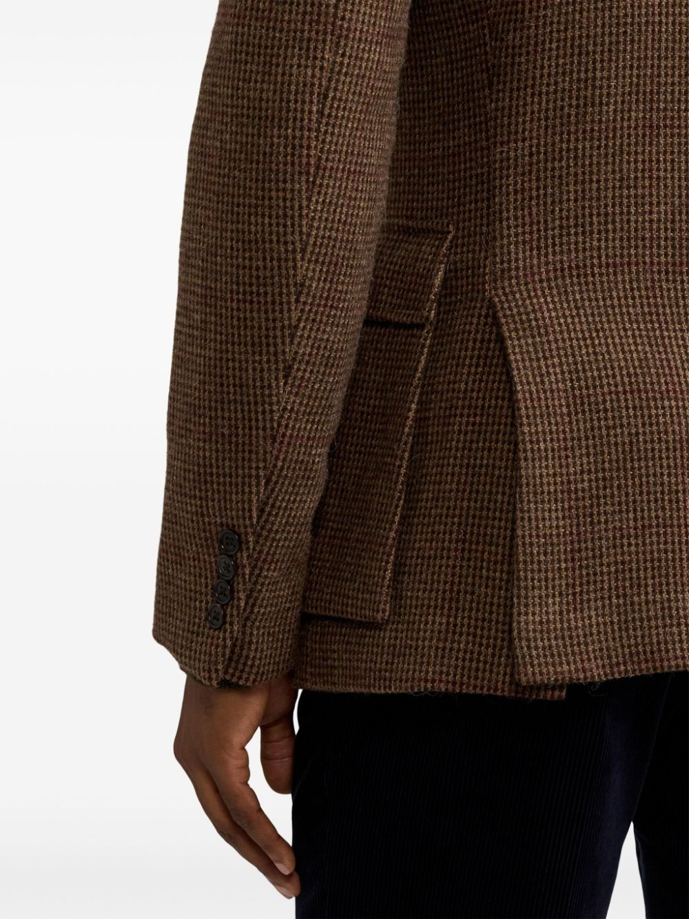 checked blazer - 7