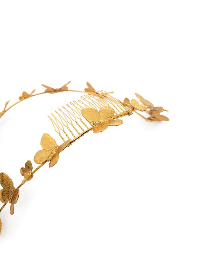 Jennifer Behr Ella butterfly-detailed coronet headband outlook