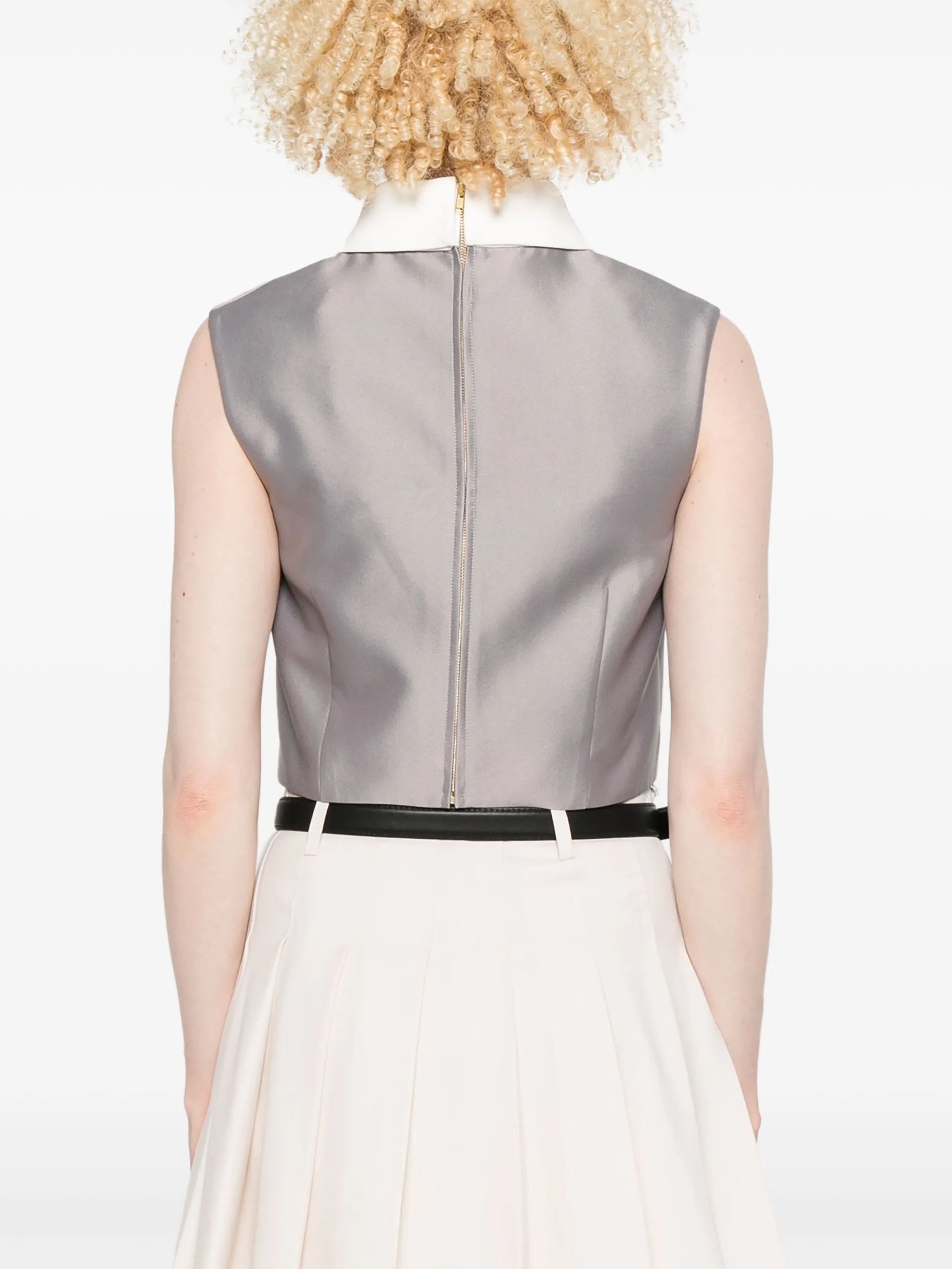 Self Portrait Satin-finish Top - 2