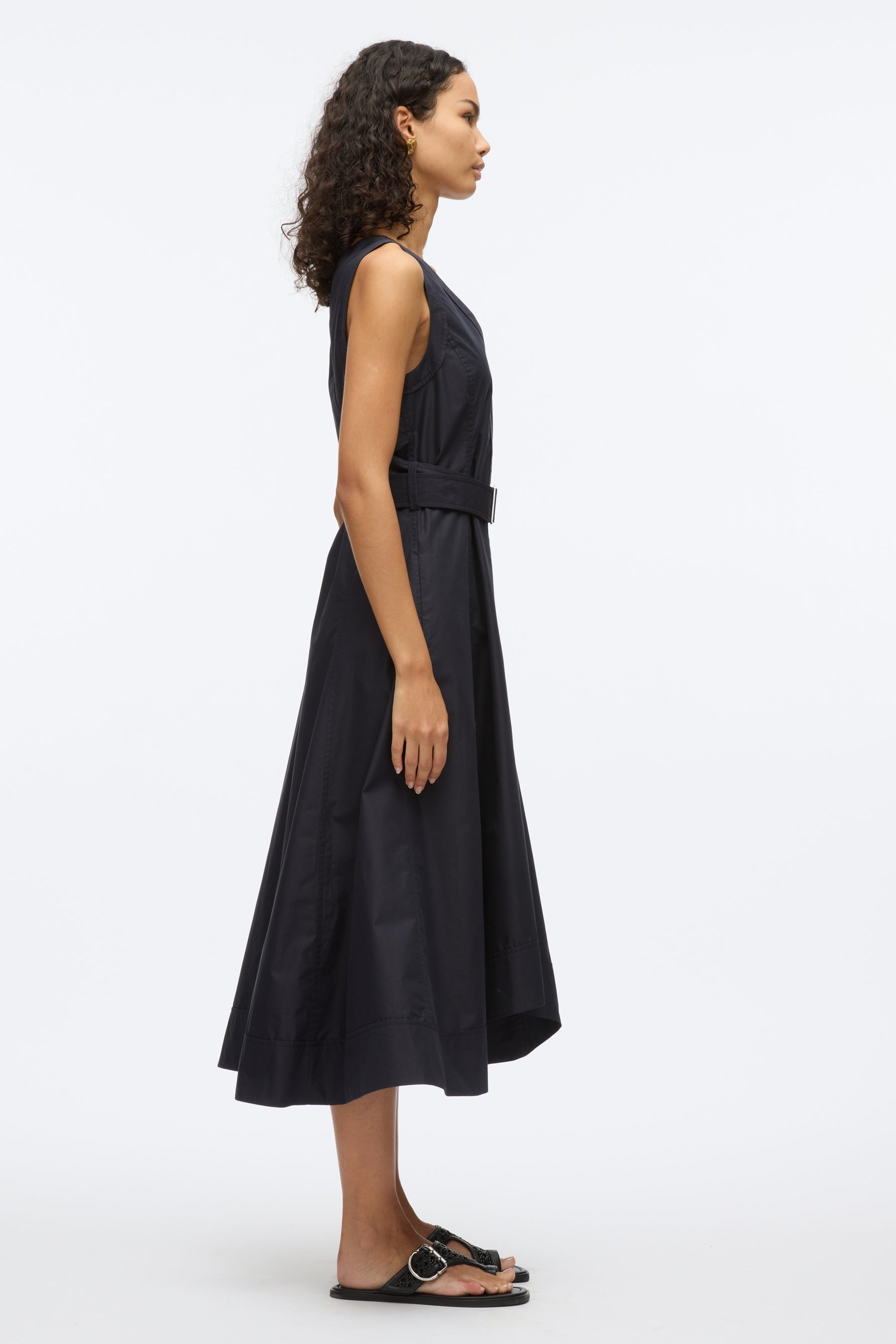 Crisscross Back Midi Dress - 3