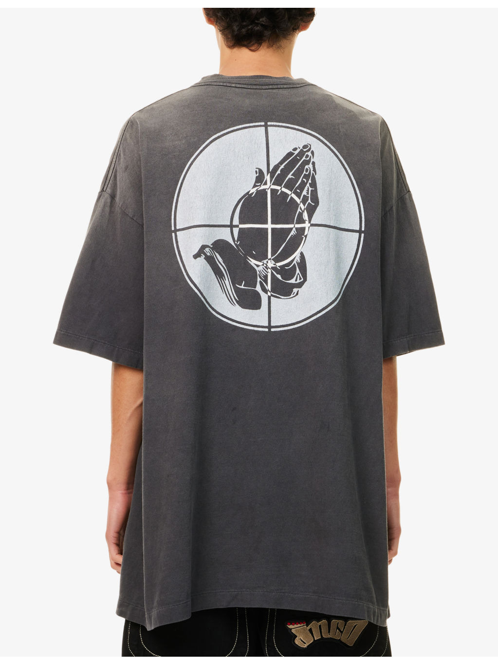 Oversized Graphic-Print Cotton T-Shirt - 4
