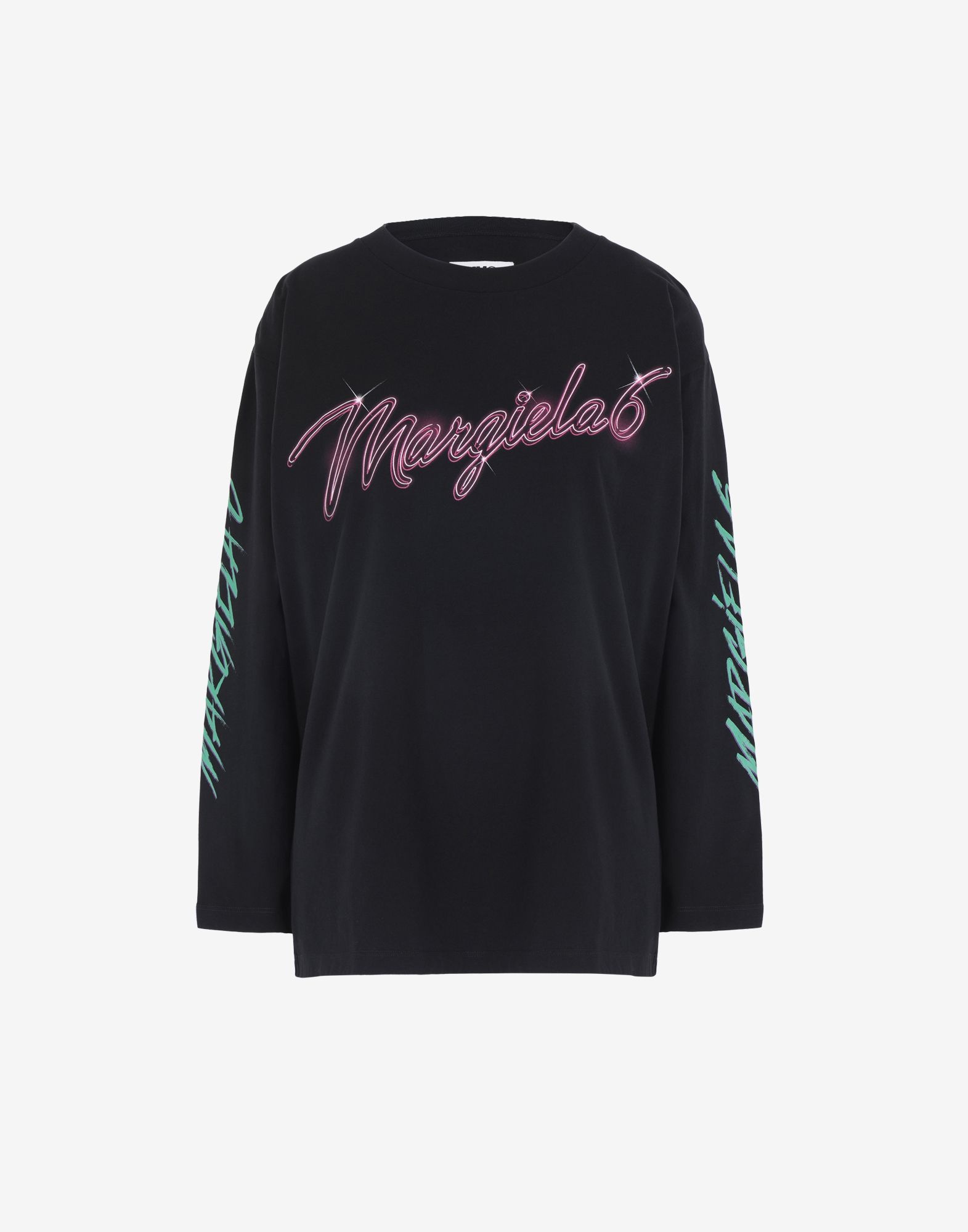 Margiela 6 neon logo top - 1