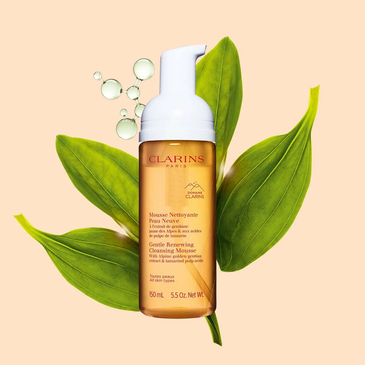Gentle Renewing Cleansing Mousse - Lightweight Facial Mousse Cleanser - 1