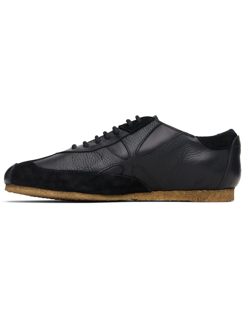 Black Slashed Trainer Sneakers 3