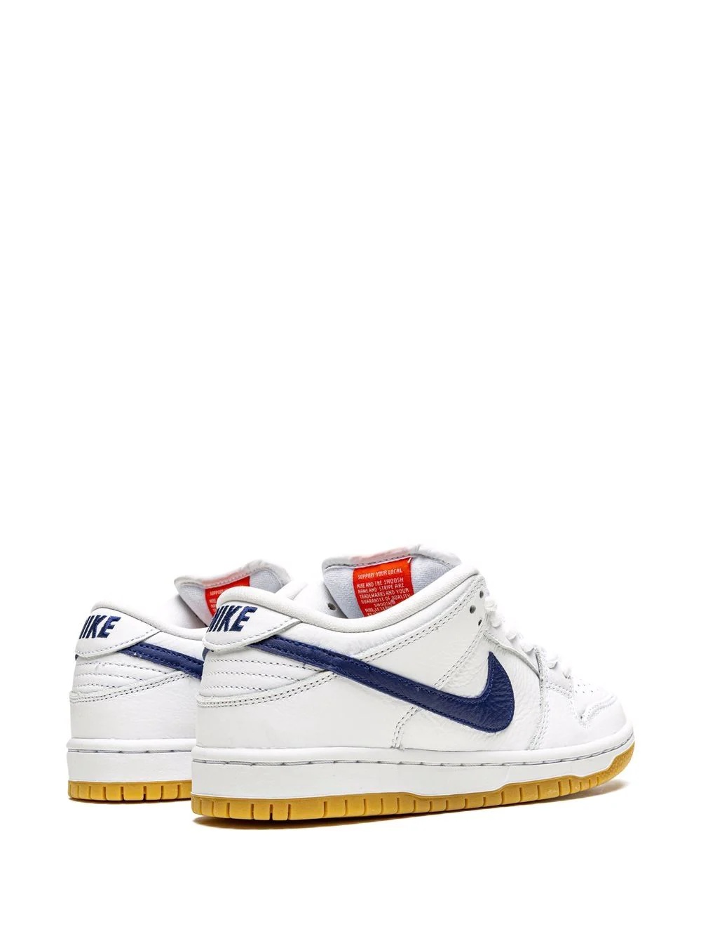 SB Dunk Low Pro ISO Orange Label "White/Navy" sneakers - 3