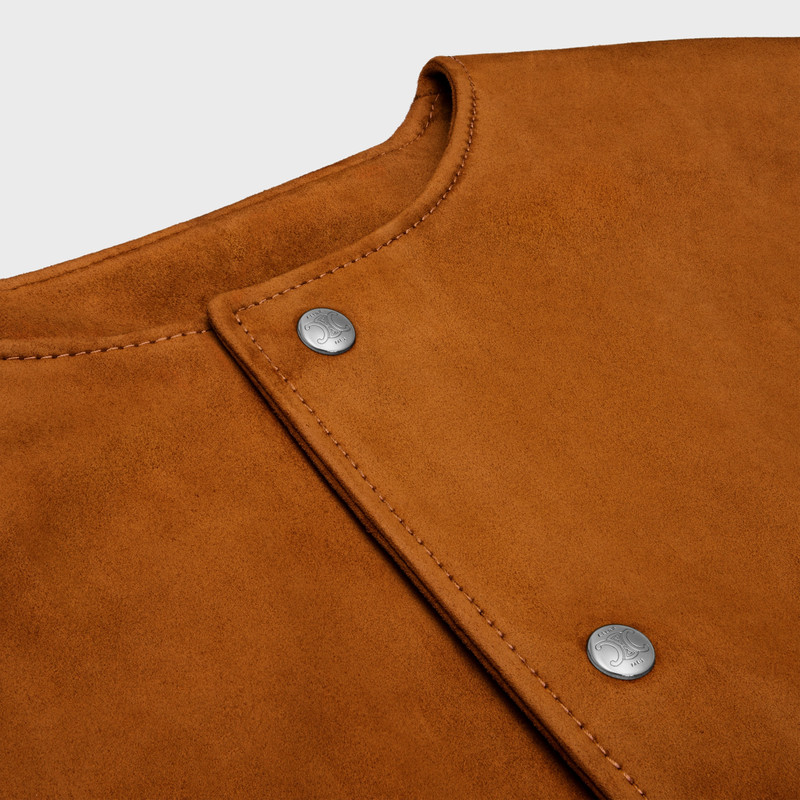 cardigan jacket IN SUEDE 3