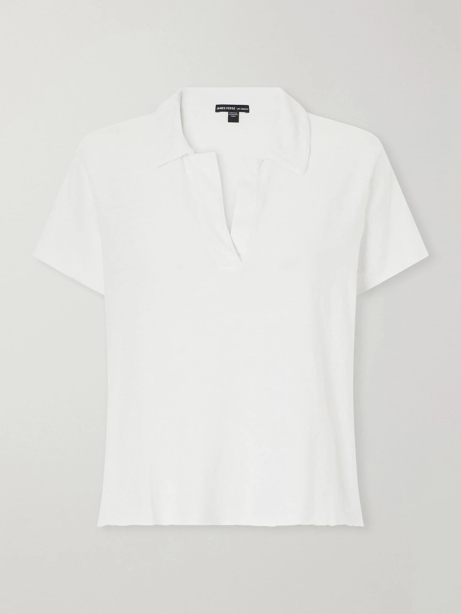 Cotton-piqué polo shirt White - 1