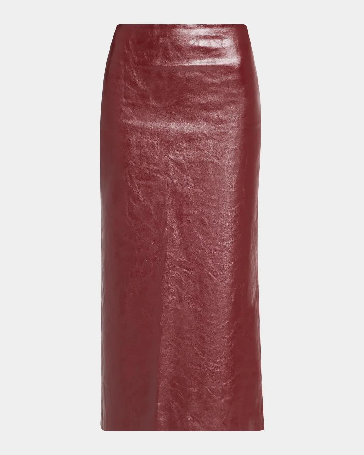 Maeve Solid Side-Slit Midi Skirt - 1