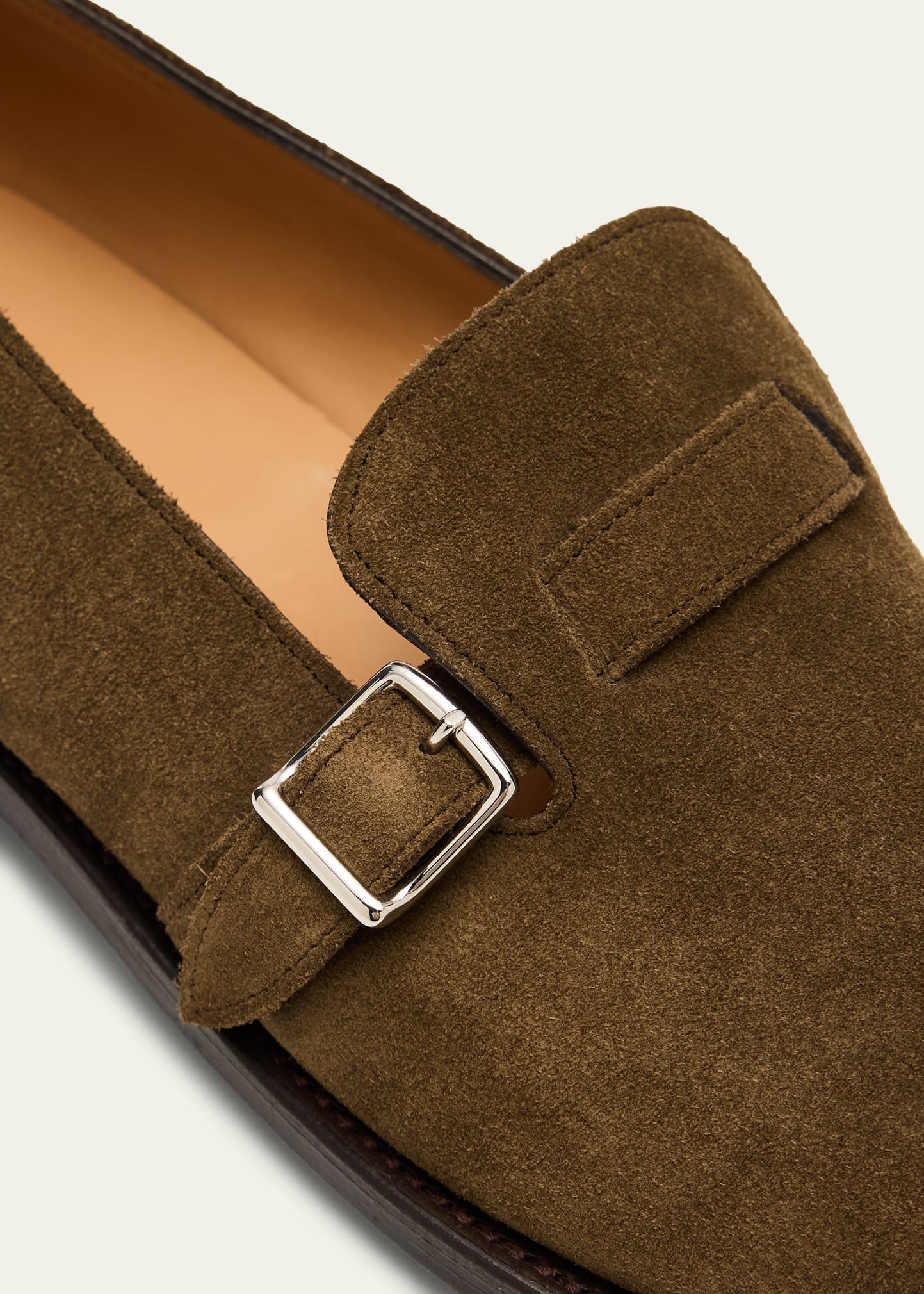 Men's Delano II Suede Buckle Loafers - 4