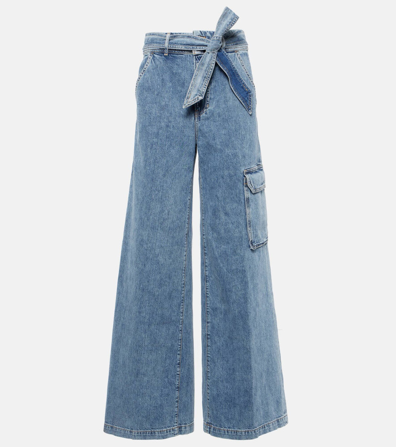 Belisa high-rise cargo jeans - 1