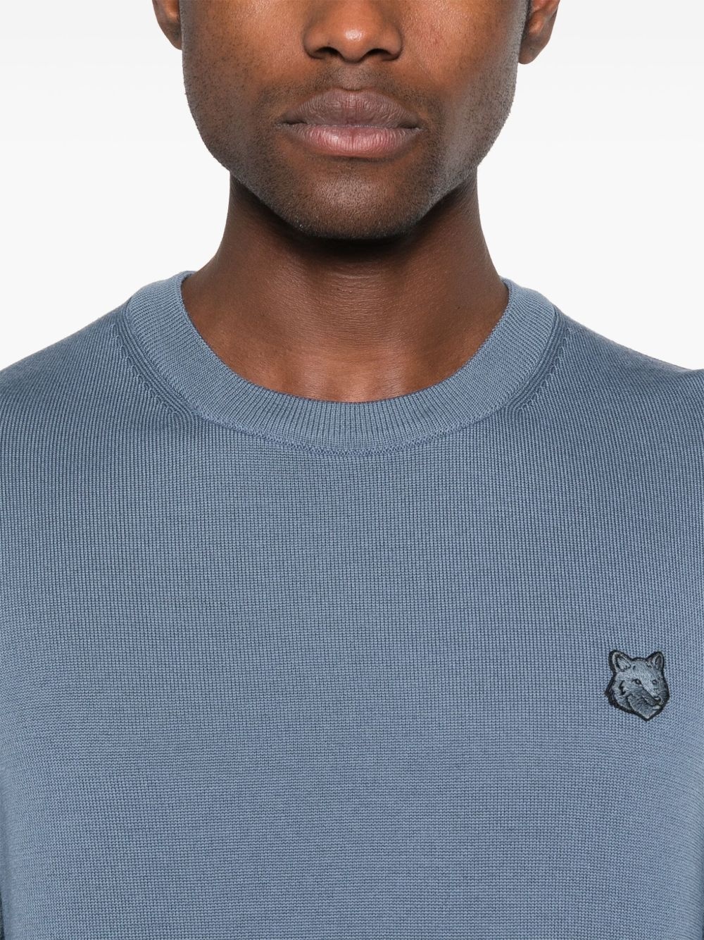 Bold Fox Head-patch sweater - 5
