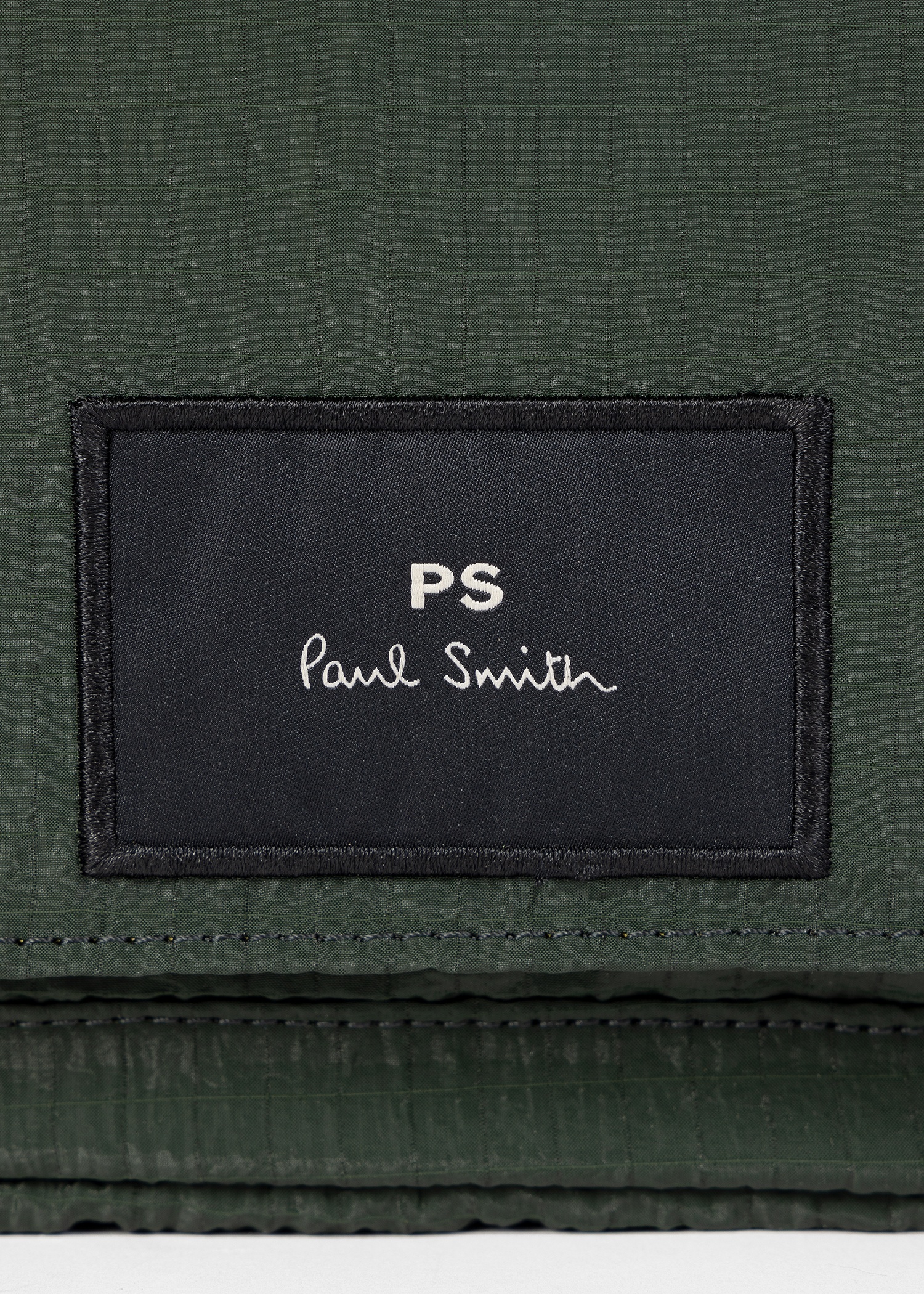Dark Green Nylon Ripstop Phone Bag - 3
