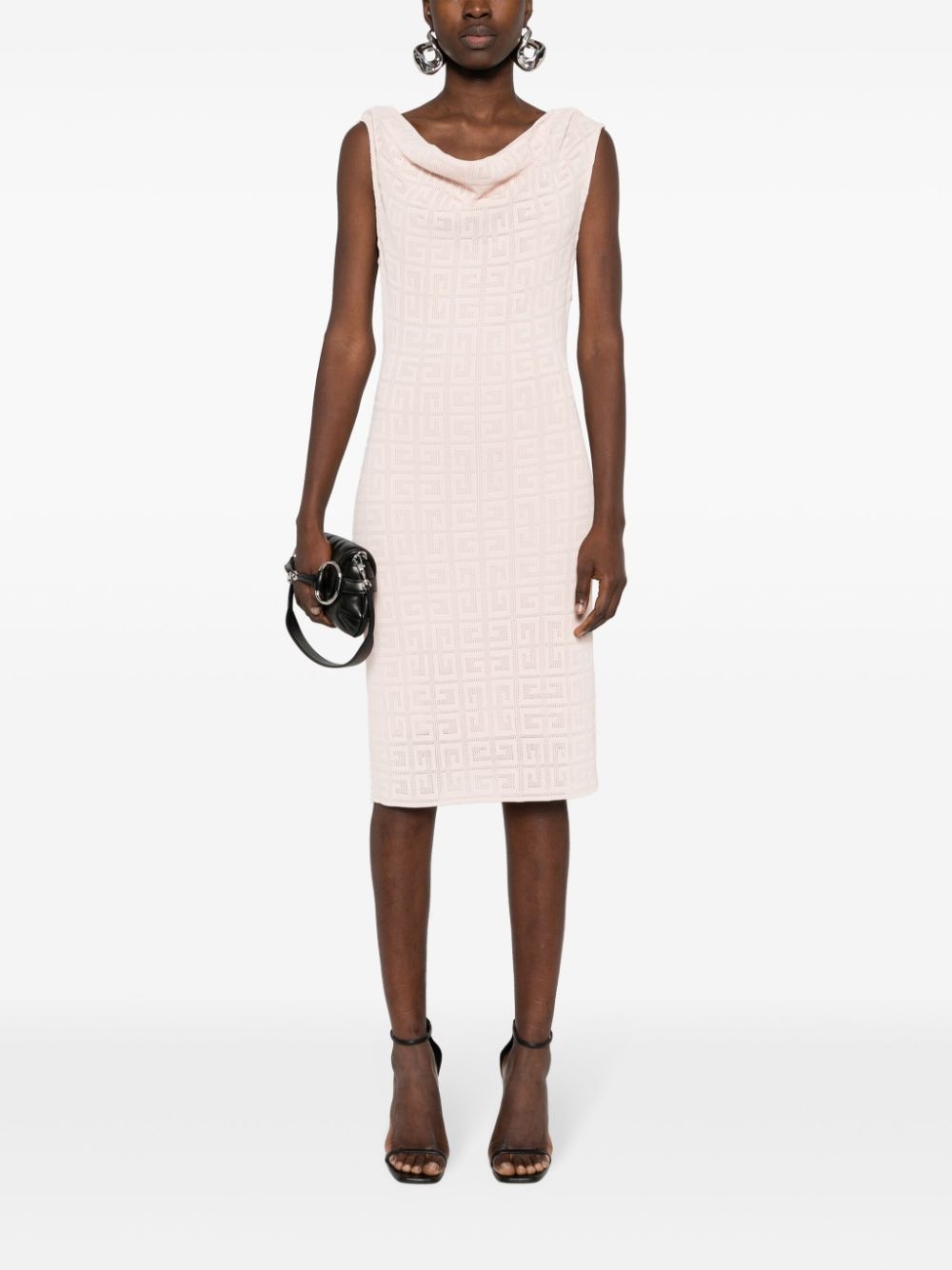 4G-patterned midi dress - 2