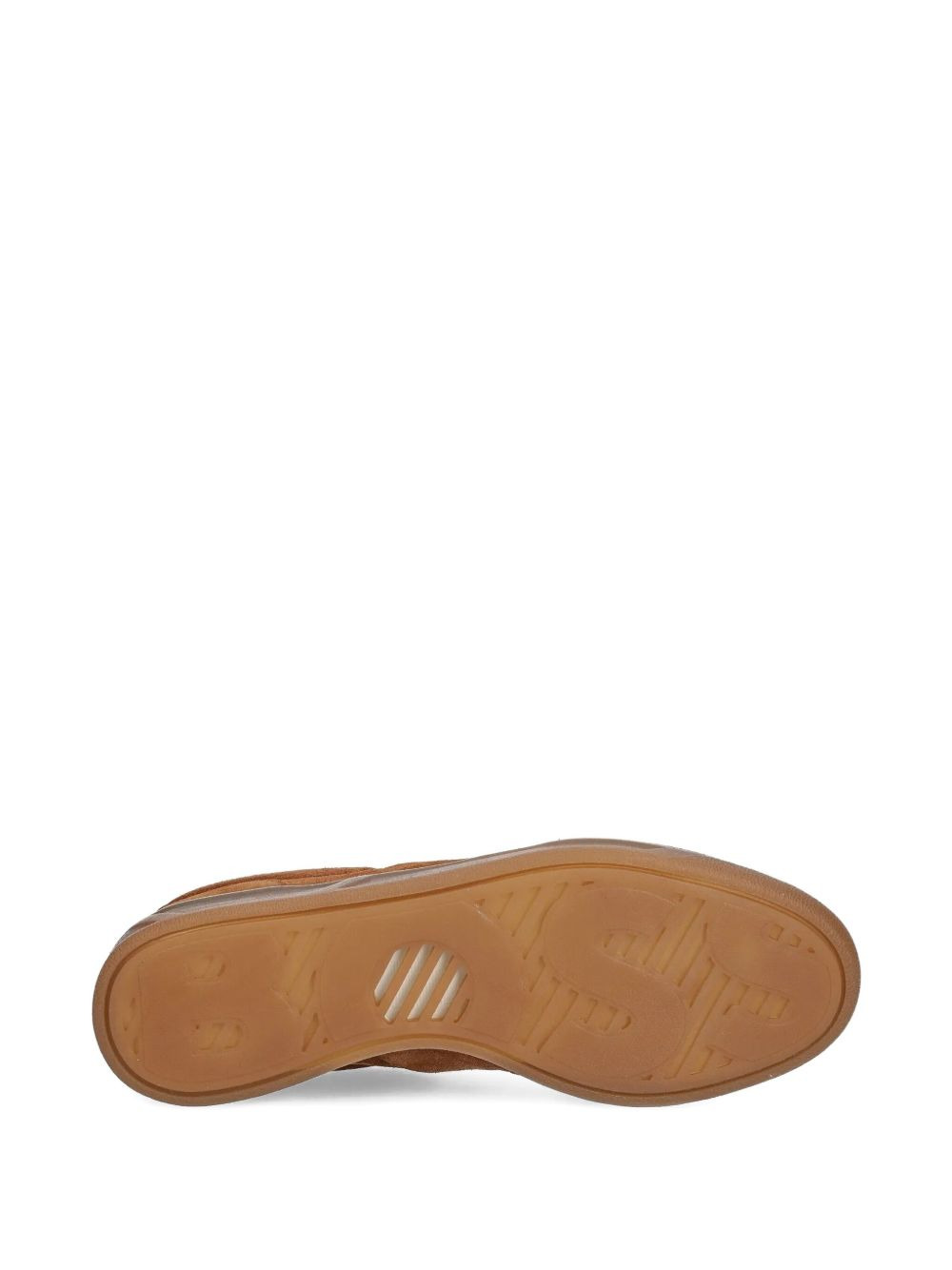logo-detail suede sneakers - 5