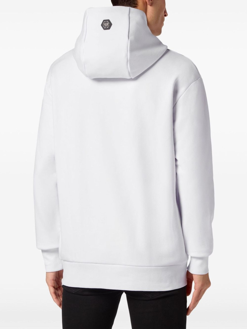 crystal-embellished tiger-print hoodie 4
