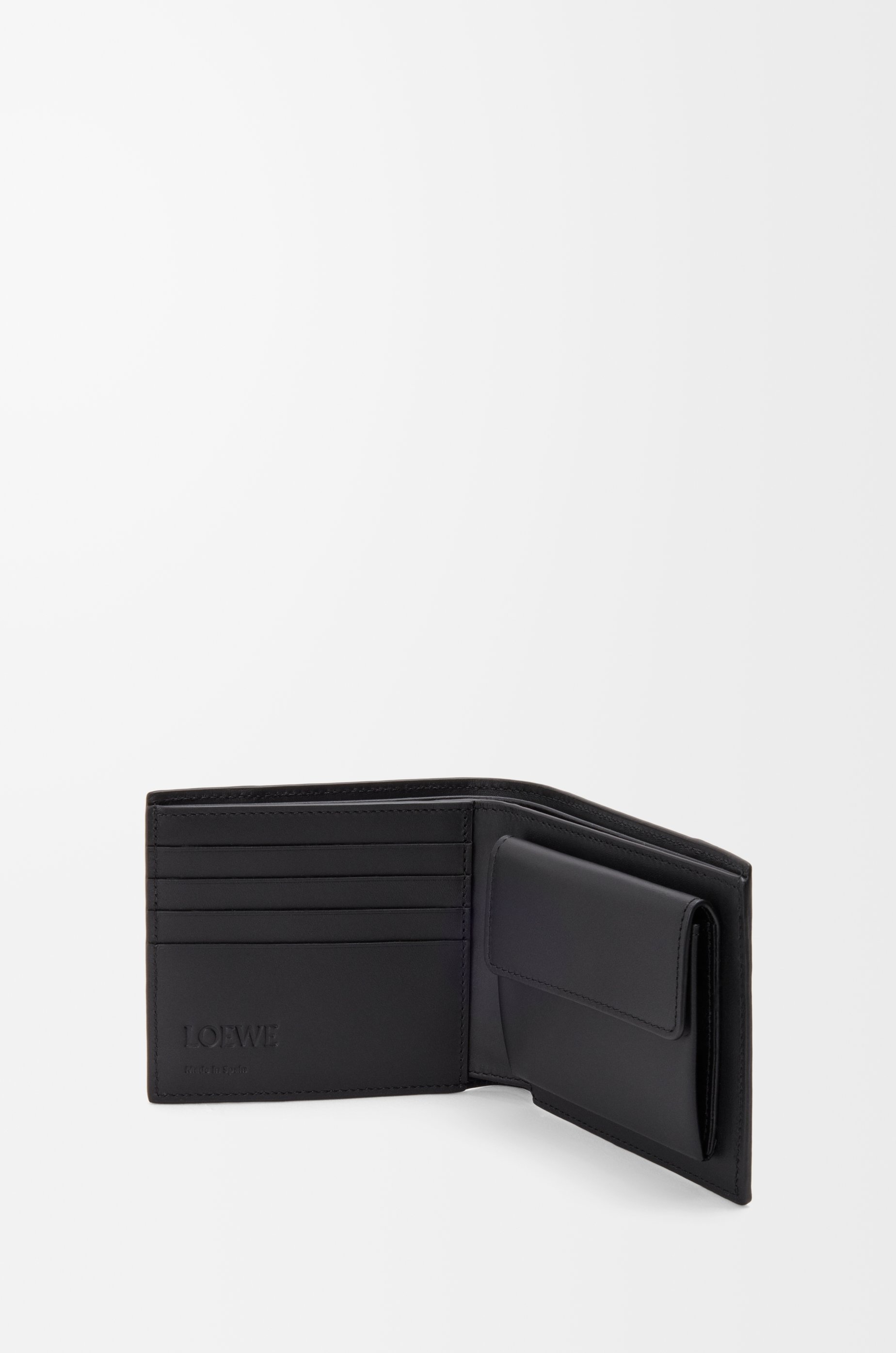 Puzzle bifold coin wallet in classic calfskin - 3