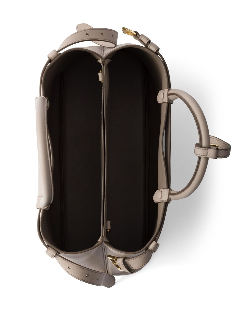 medium belted leather handbag - 4