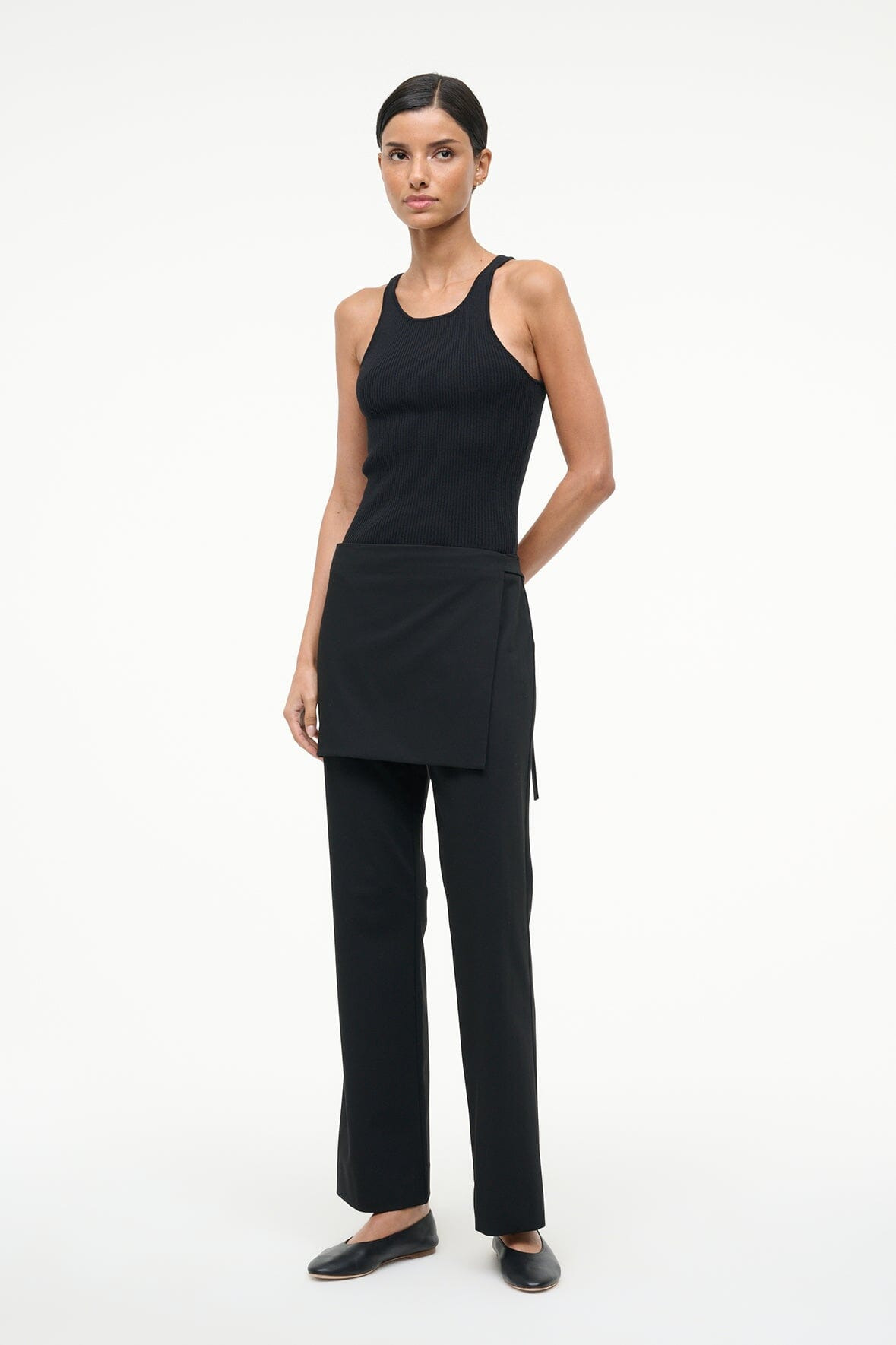 STAUD HANNAH PANT BLACK - 4