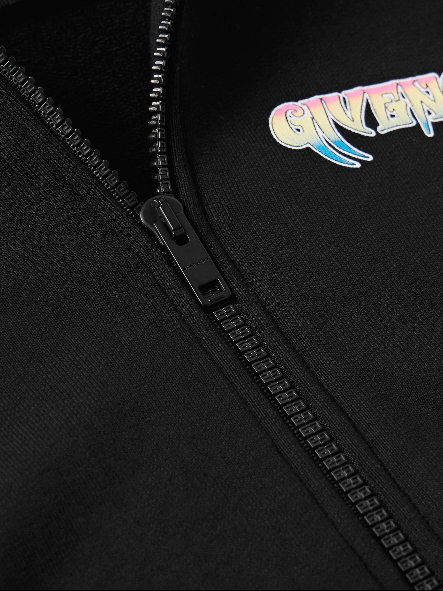 World Tour Logo-Print Cotton-Jersey Zip-Up Hoodie - 5