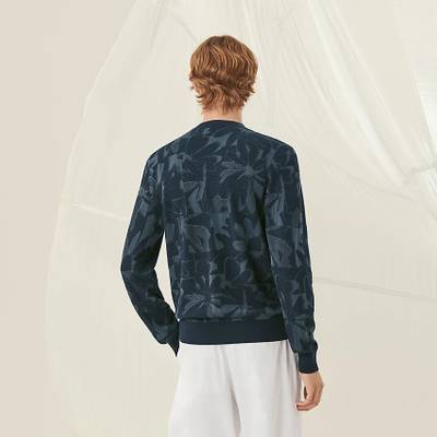 Hermès "Puzzle Floral" crewneck sweater outlook