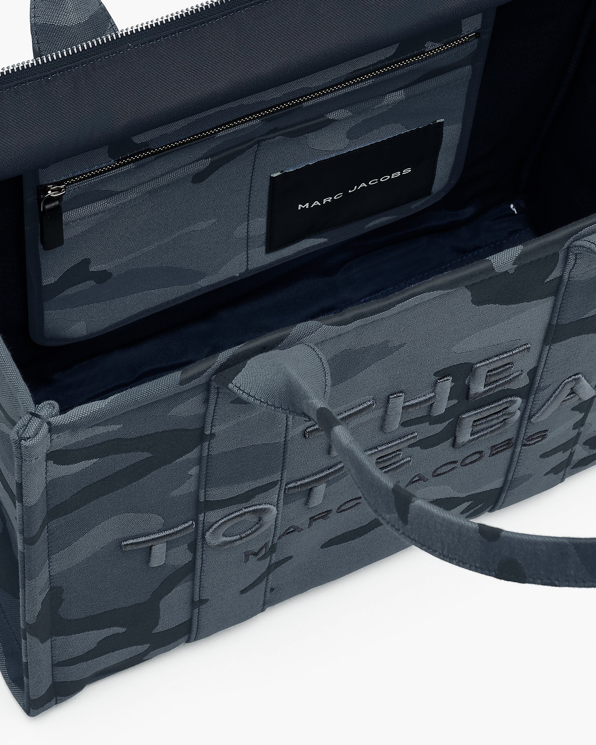THE CAMO JACQUARD LARGE TOTE BAG - 7