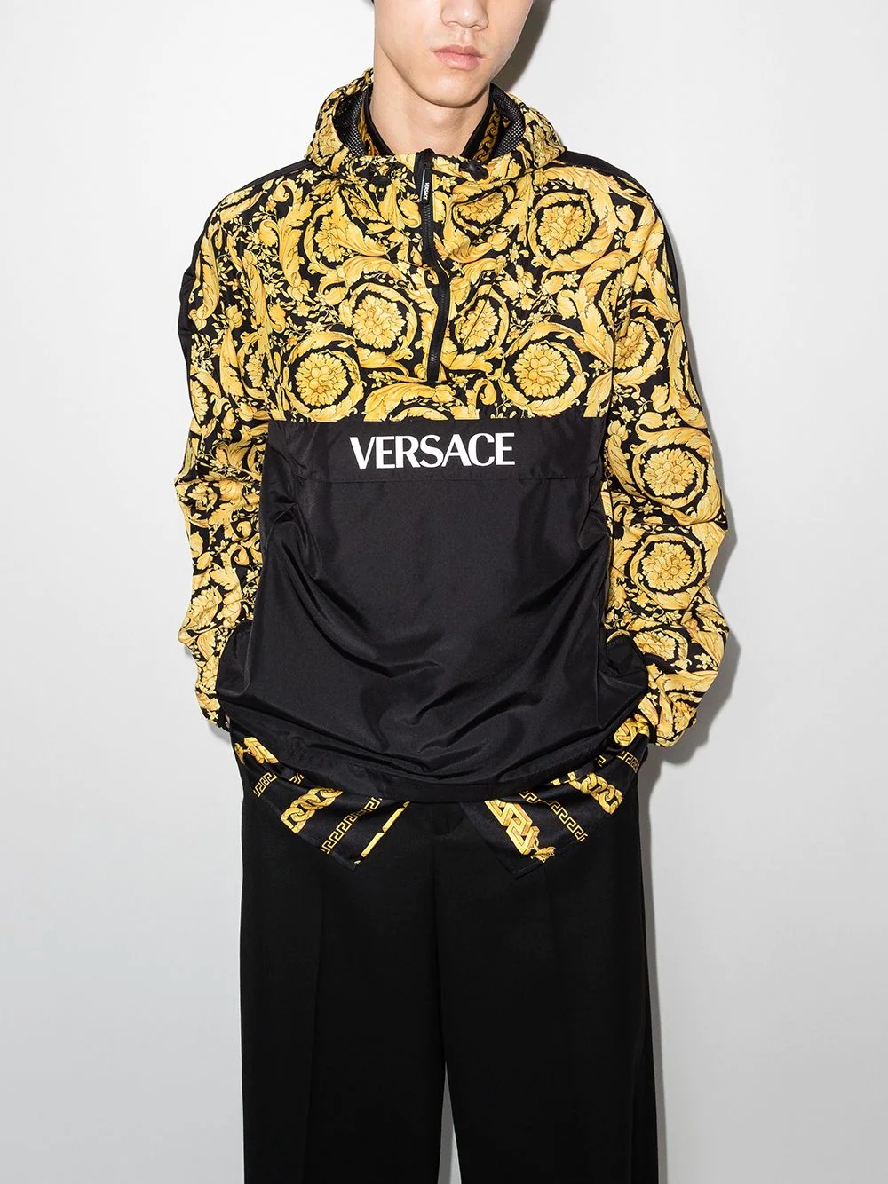 Barocco-print track jacket - 2