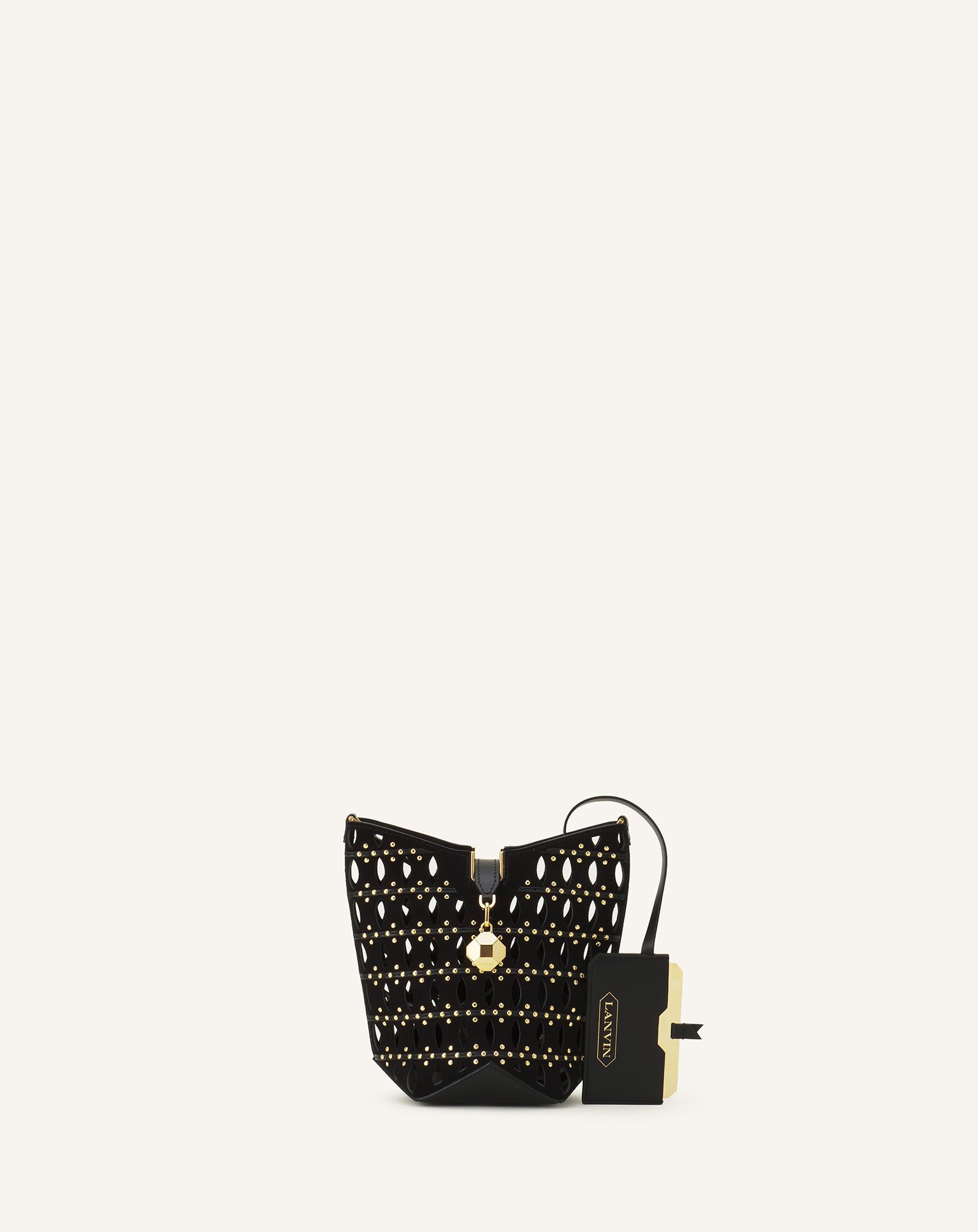 CATCH NANO BY LANVIN BUCKET BAG IN SUEDE - 10