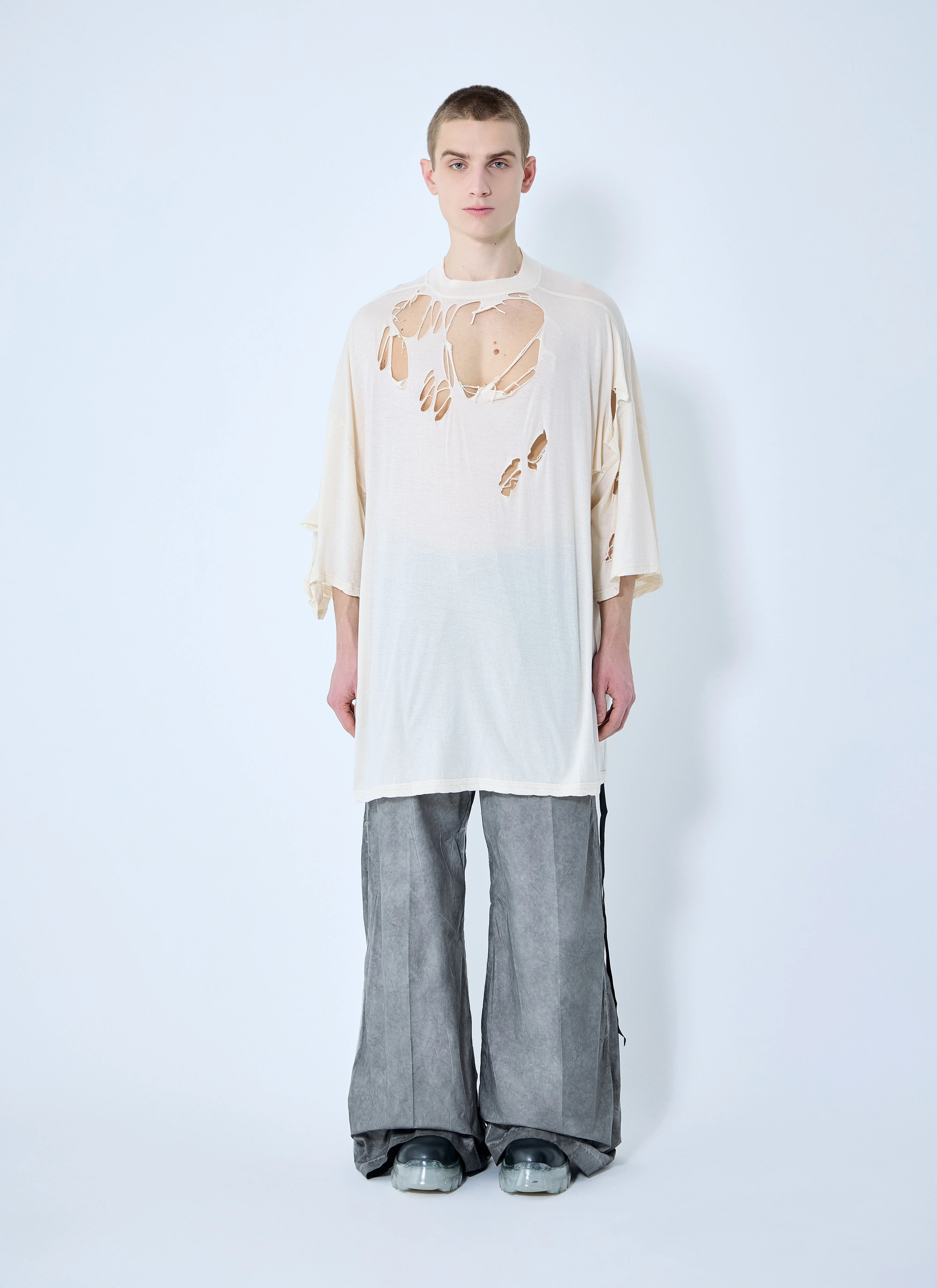 Rick Owens Drkshdw Men Distressed Tommy T T-Shirt - 1