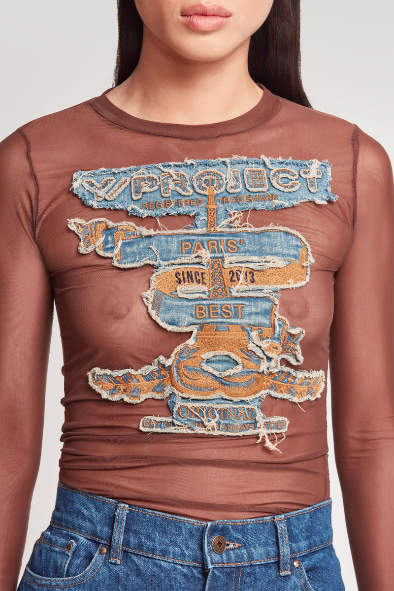 Paris' Best Mesh T-shirt 6
